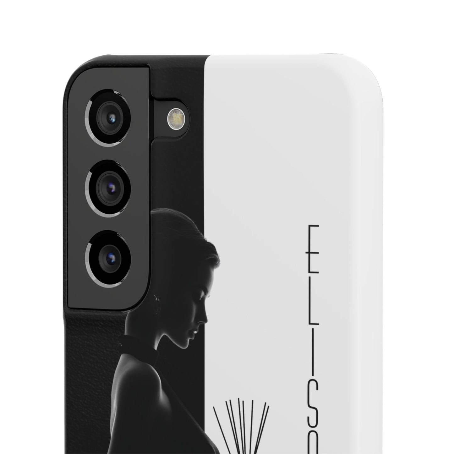 Custom Black and White Snap Case for Women Phone Cover for iPhone and Samsung