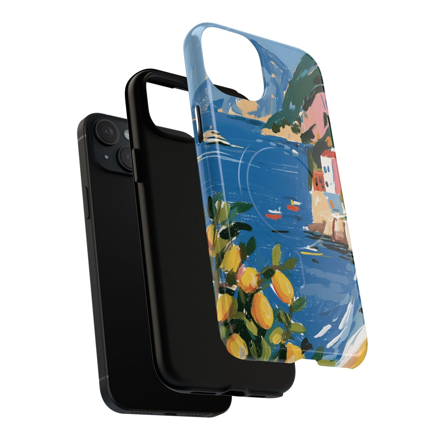 Mediterranean Coastal Phone Case – Tough Magnetic Protective Cover