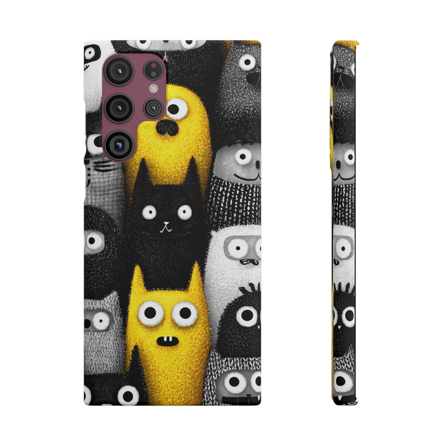 Colorful Character Snap Cases, Cute Phone Cover, Unique Gift for Kids, Fun Accessory, Perfect for Birthdays, Holidays