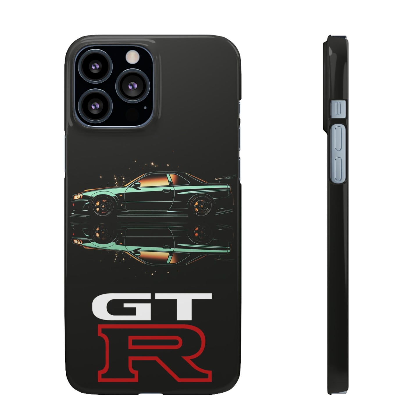 Green Skyleine R34 GTR Art Snap Case and Protective Phone Cover For iPhone and Samsung
