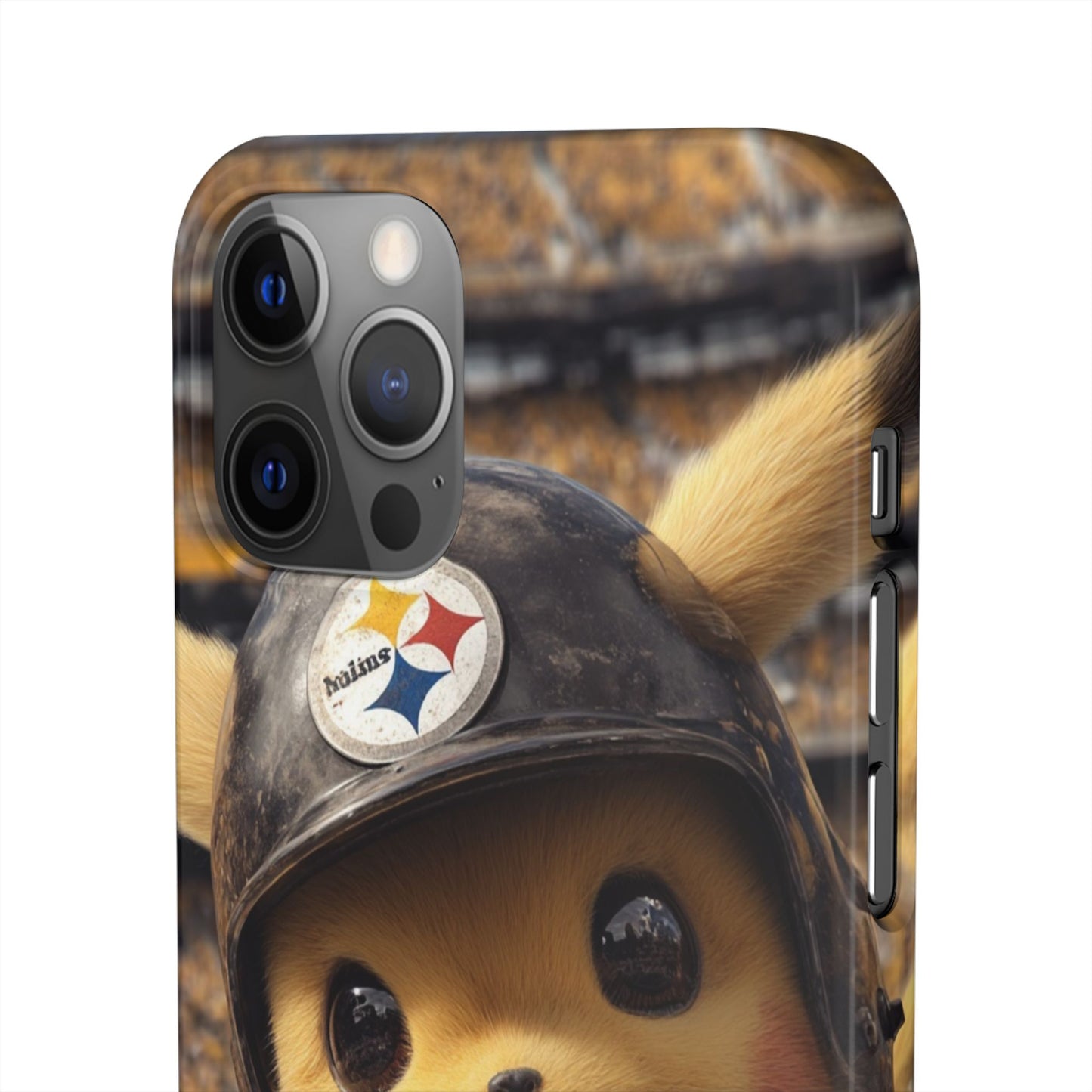 Fun Character Sports Snap Case, Phone Case, Fun Tech Accessory, Cute Gift for Gamers, Football Lovers, Kids.