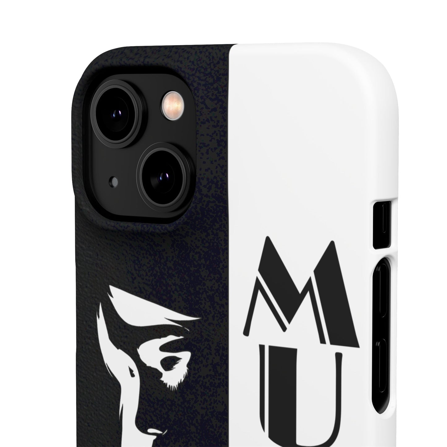 Black And White Bold Muse Snap Case Cover for iPhone and Samsung