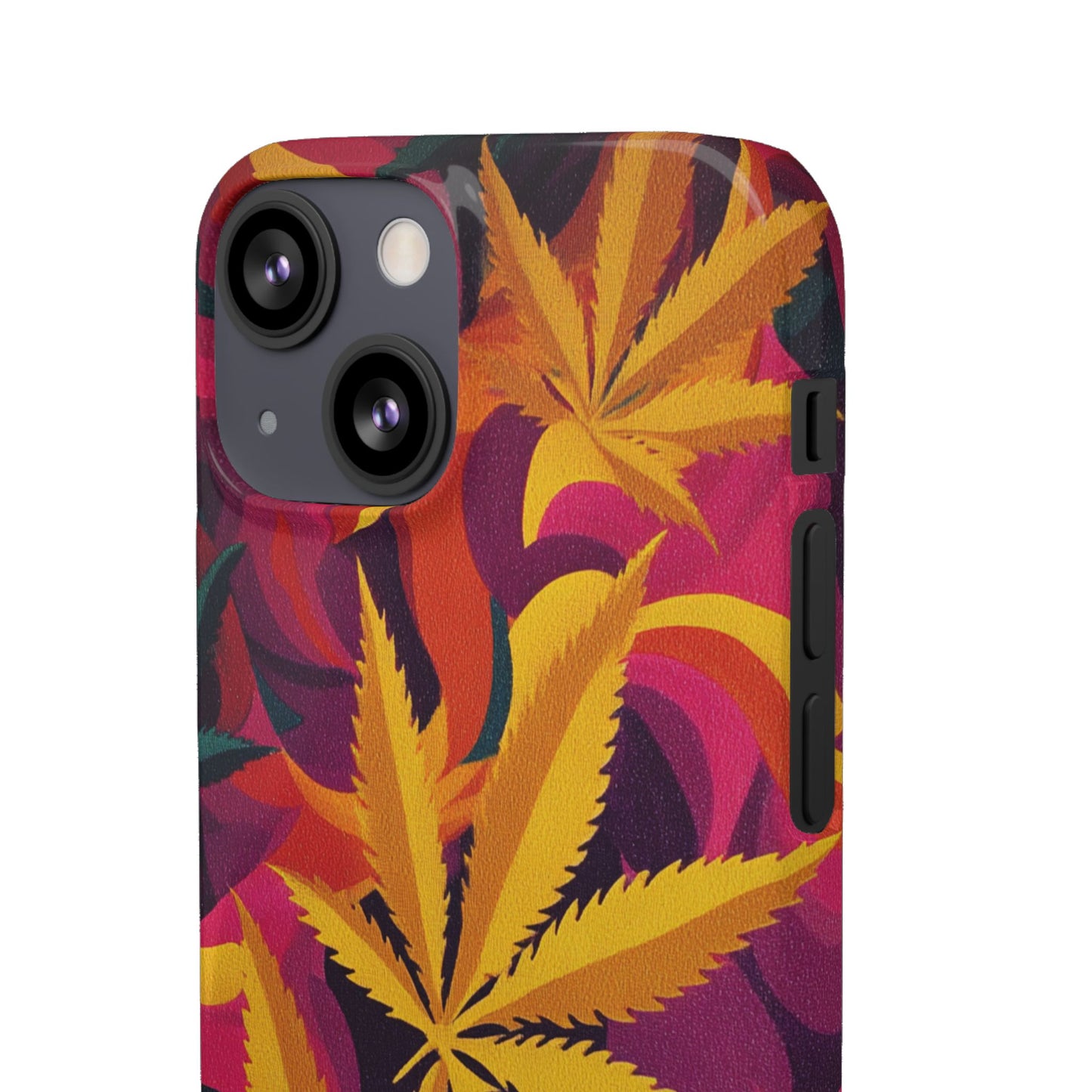 Autumn Vibe Cannabis Snap Case for IPhones and Samsungs Custom