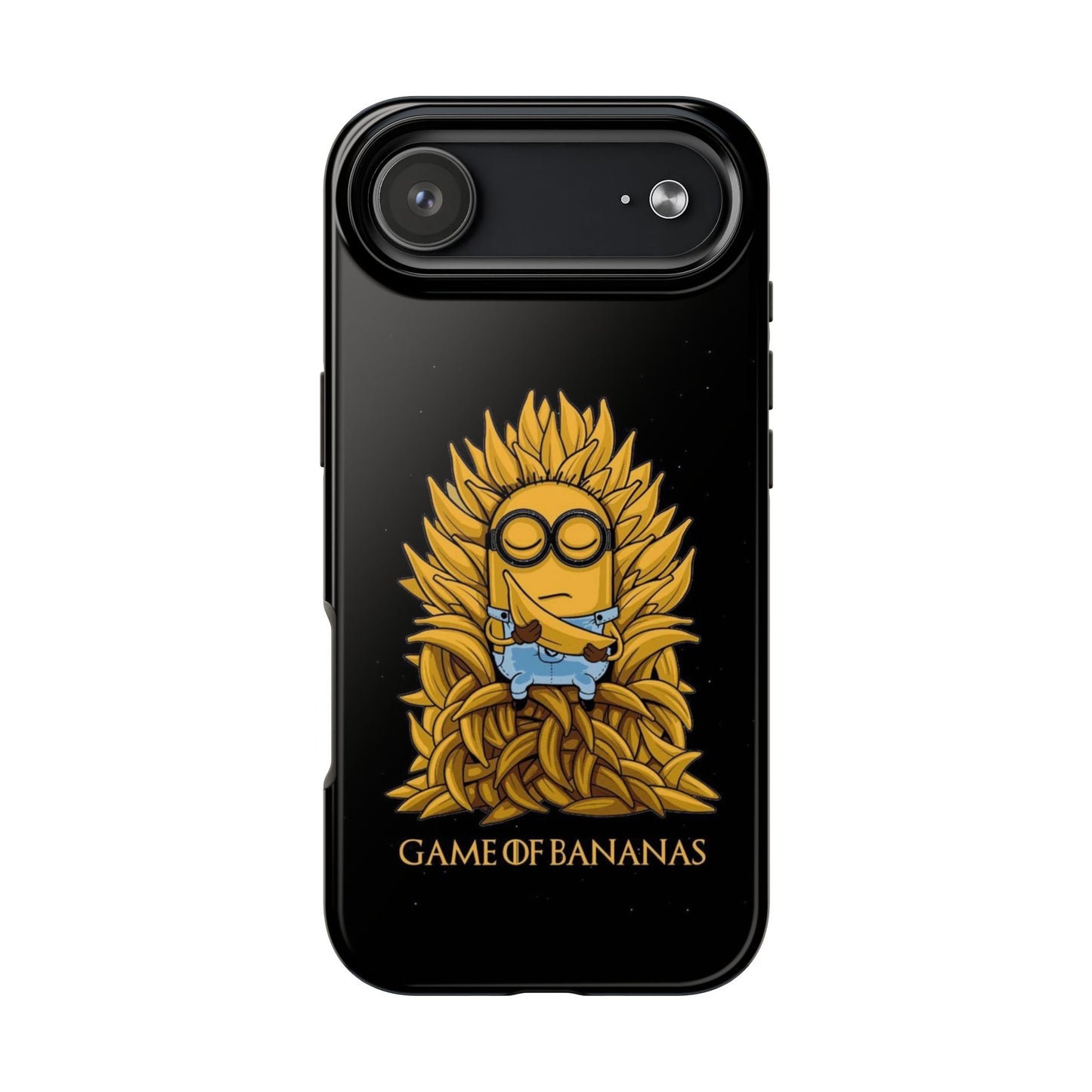 Game of BANANAS iPhone 17 Tough Phone Case | Vintage Black