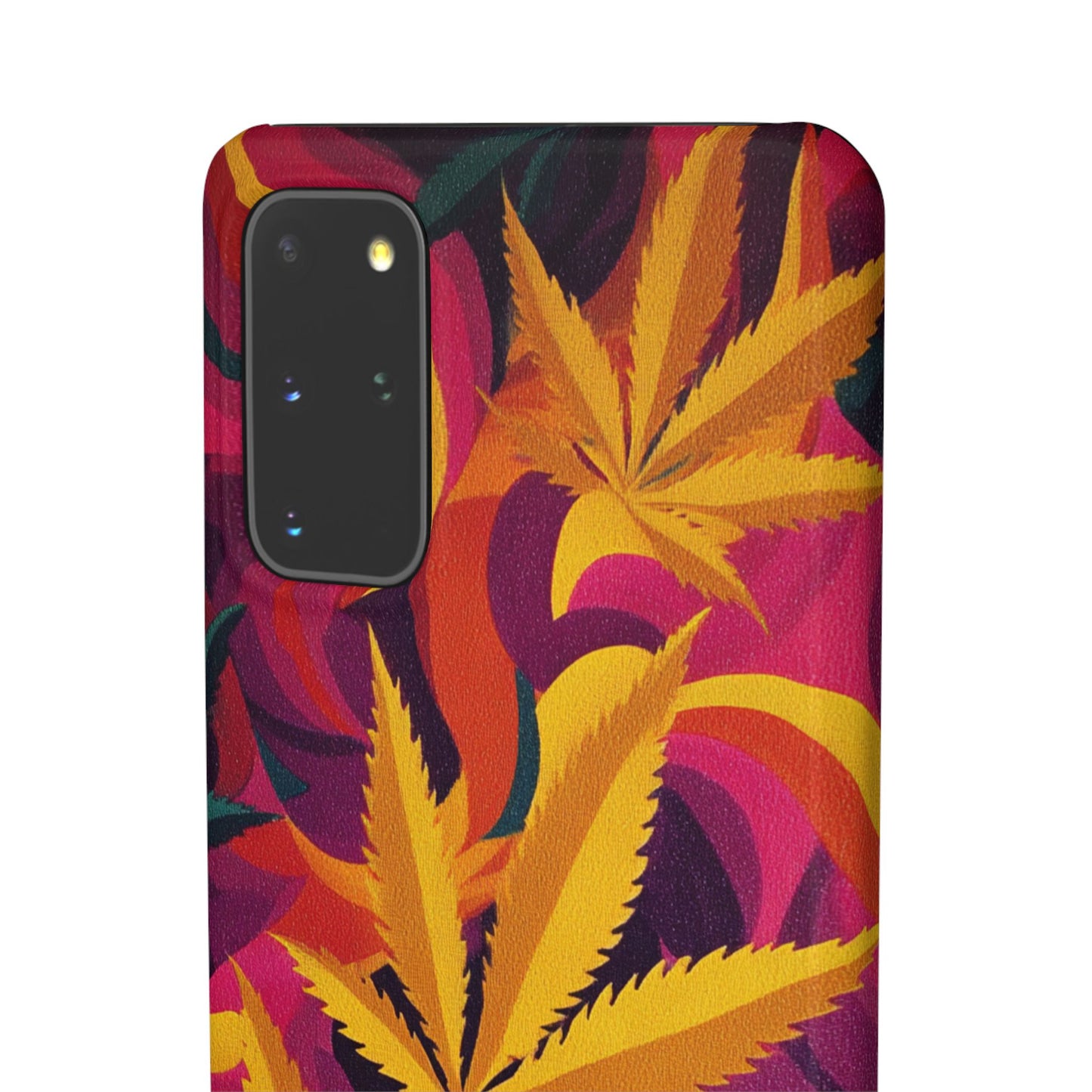 Autumn Vibe Cannabis Snap Case for IPhones and Samsungs Custom