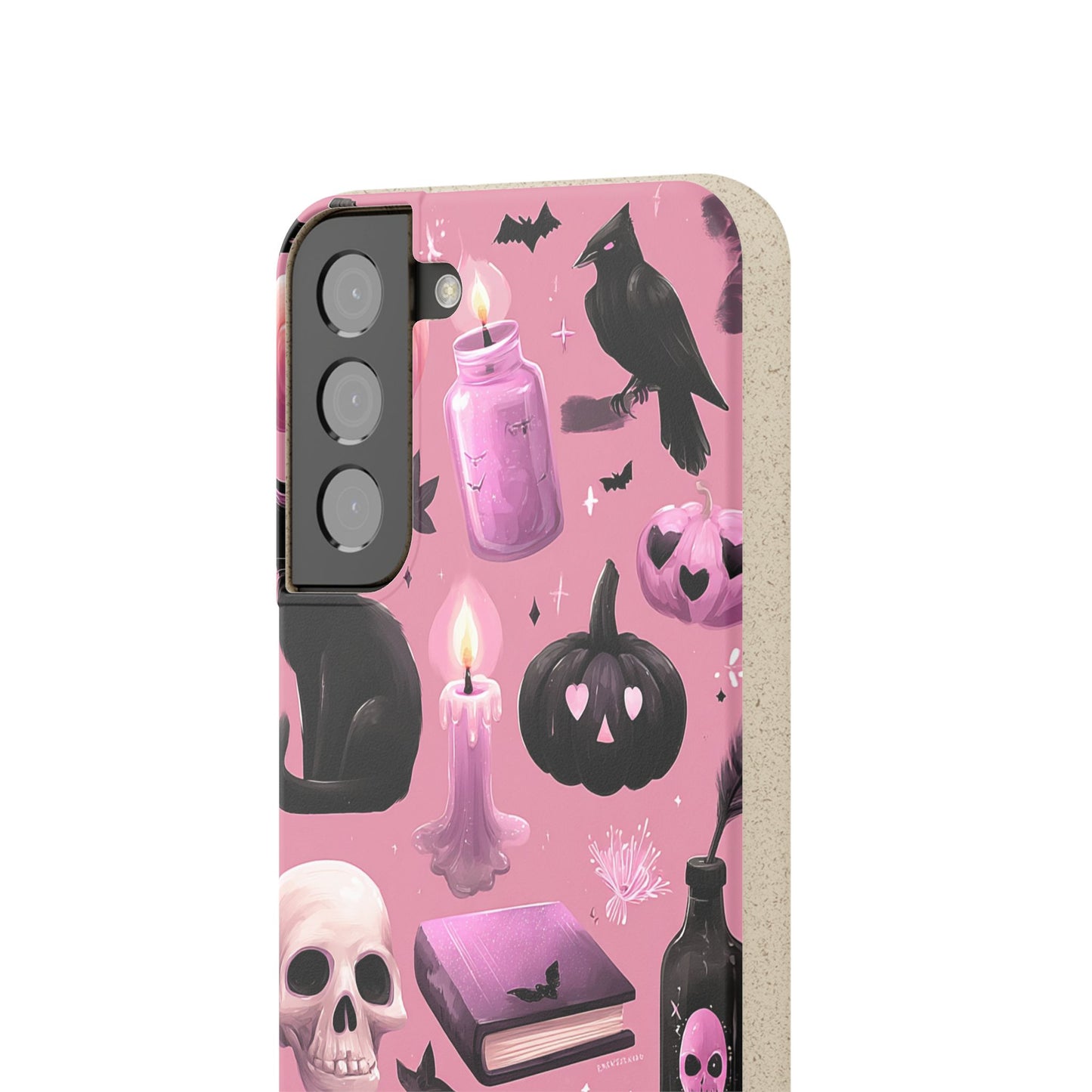 Halloween-Inspired Biodegradable Phone Case, Eco-Friendly Cell Phone Cover, Cute Goth Aesthetic Gift, Sustainable Halloween Decor, [...]