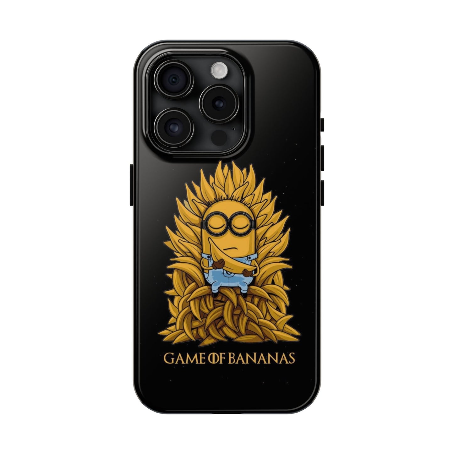 Game of BANANAS iPhone 17 Tough Phone Case | Vintage Black