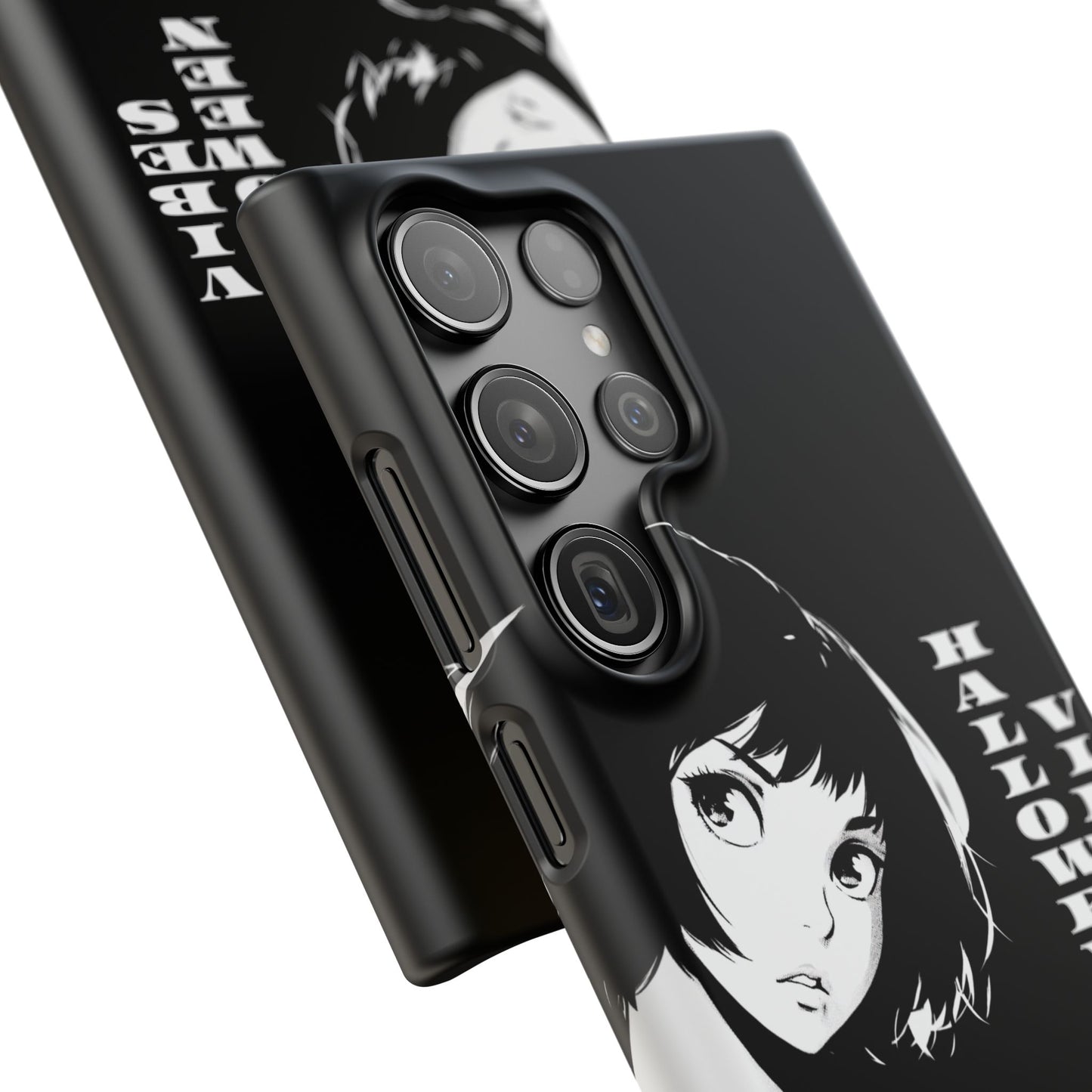 Halloween Vibes Snap Case Black and White Protective Phone Cover for iPhone and Samsung