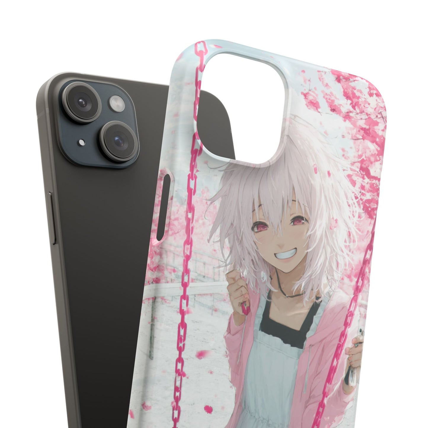 Anime Character Snap Cases for Phone, Cute Aesthetic Phone Cover, Gifts for Otaku, Floral Design, Unique Phone Cases