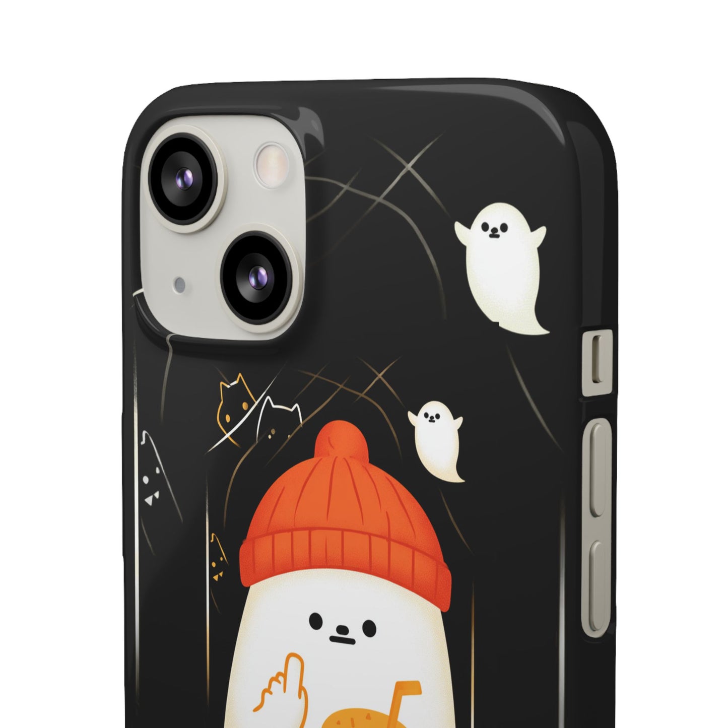 Spook You Halloween Ghost Snap Case Kawaii Protective Phone Cover for iPhone and Samsung