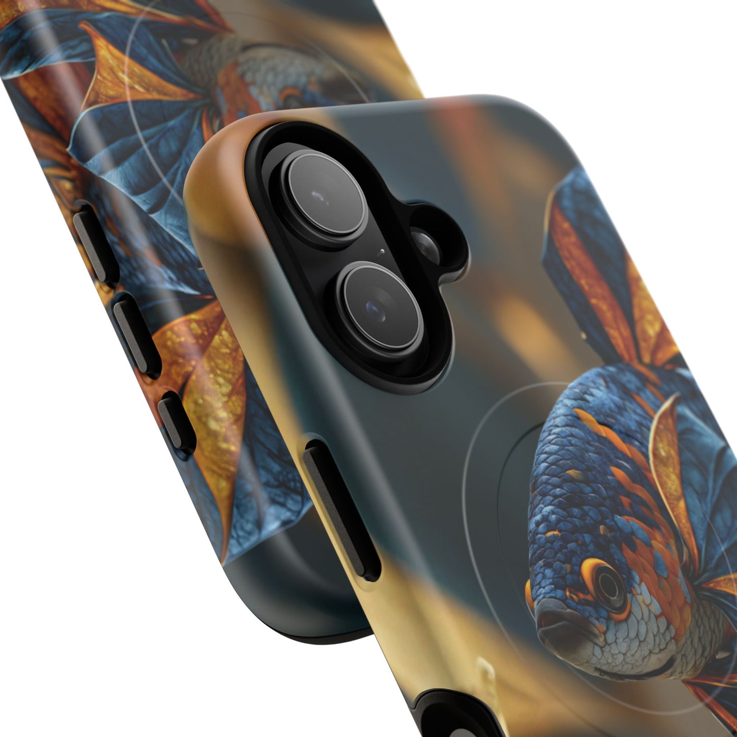 Koi Fish Tough Magnetic Phone Case — Protective Artistic Fish Design