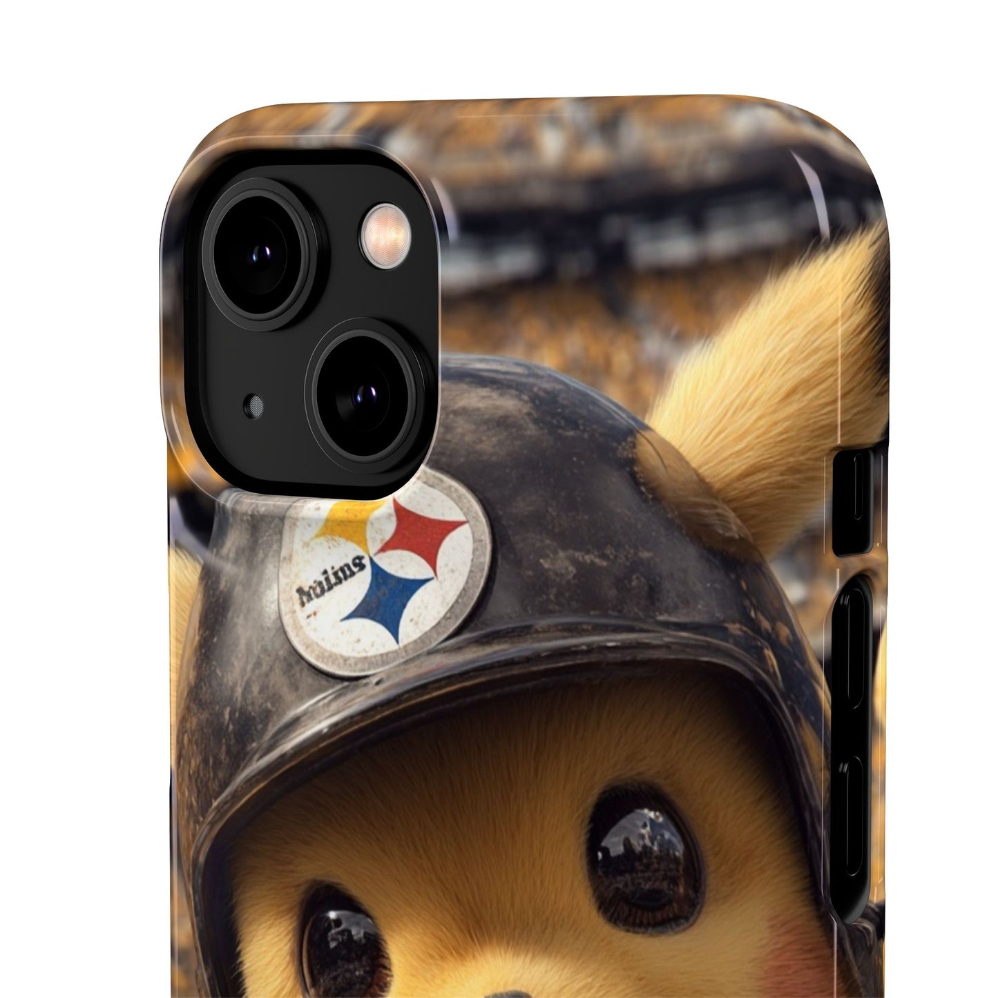 Fun Character Sports Snap Case, Phone Case, Fun Tech Accessory, Cute Gift for Gamers, Football Lovers, Kids.