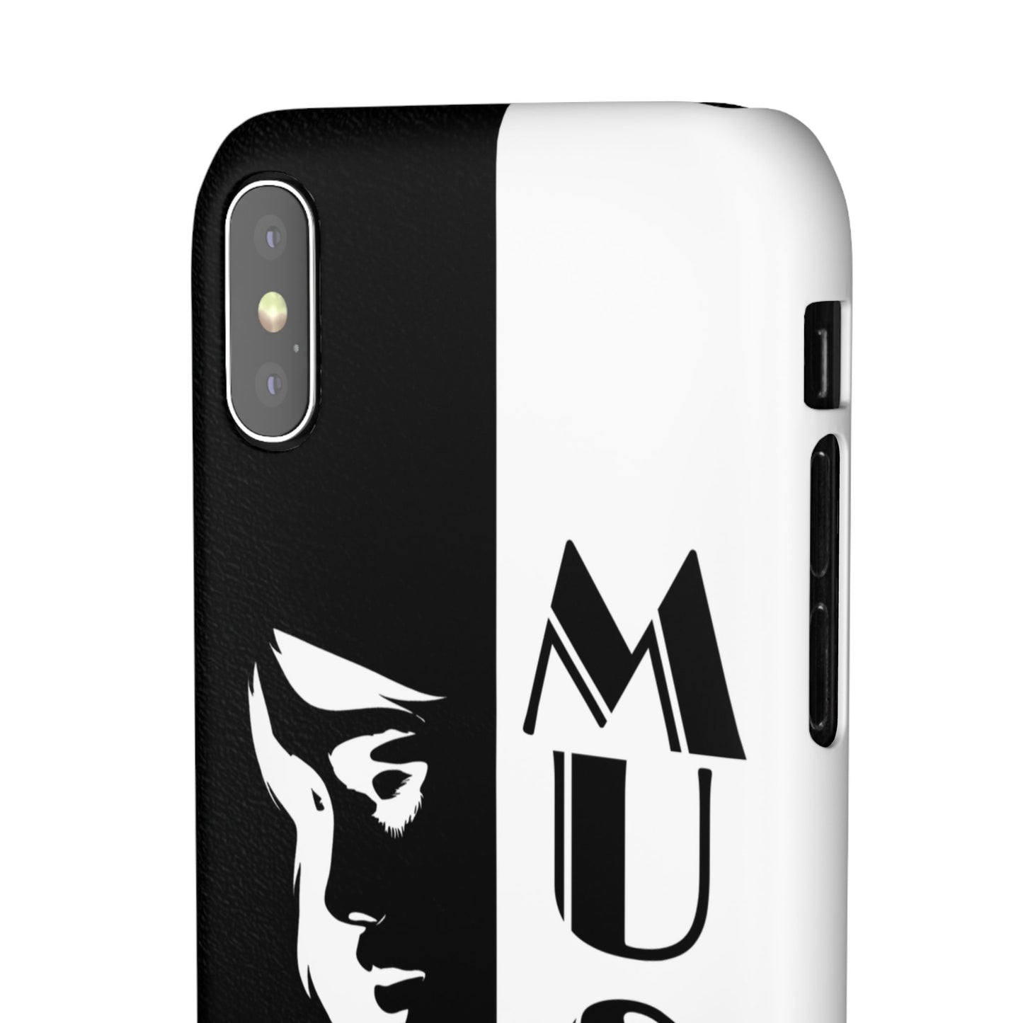 Black And White Bold Muse Snap Case Cover for iPhone and Samsung