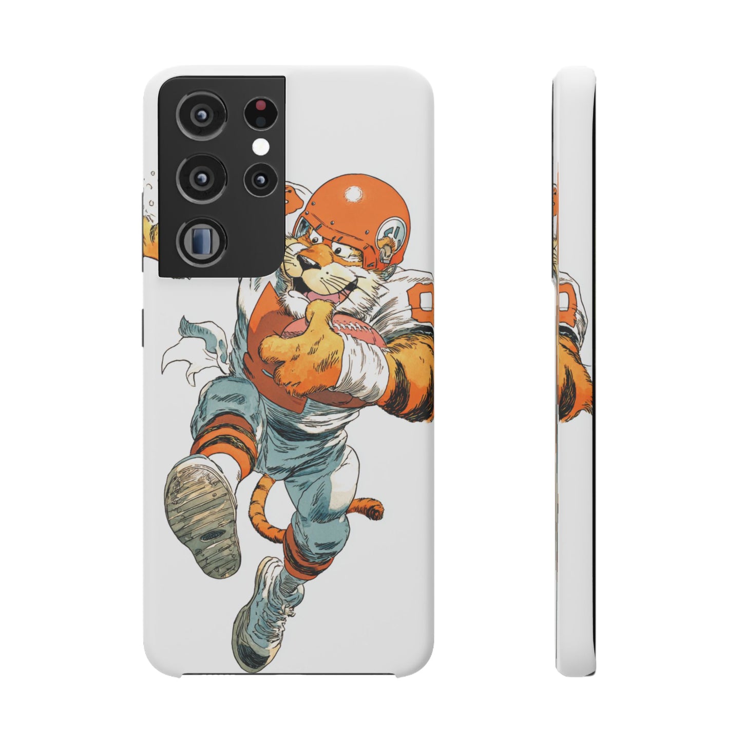 Cincinnati Bengals Snap Cases, Football Fans Phone Case, Tiger Cartoon Art Design, Football Lover Gift, Protective Phone Cover