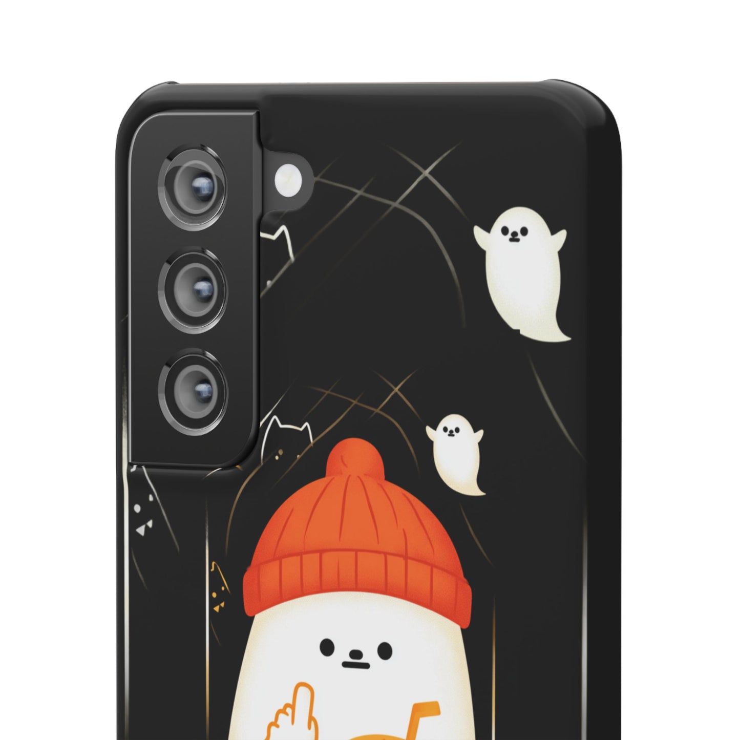 Spook You Halloween Ghost Snap Case Kawaii Protective Phone Cover for iPhone and Samsung
