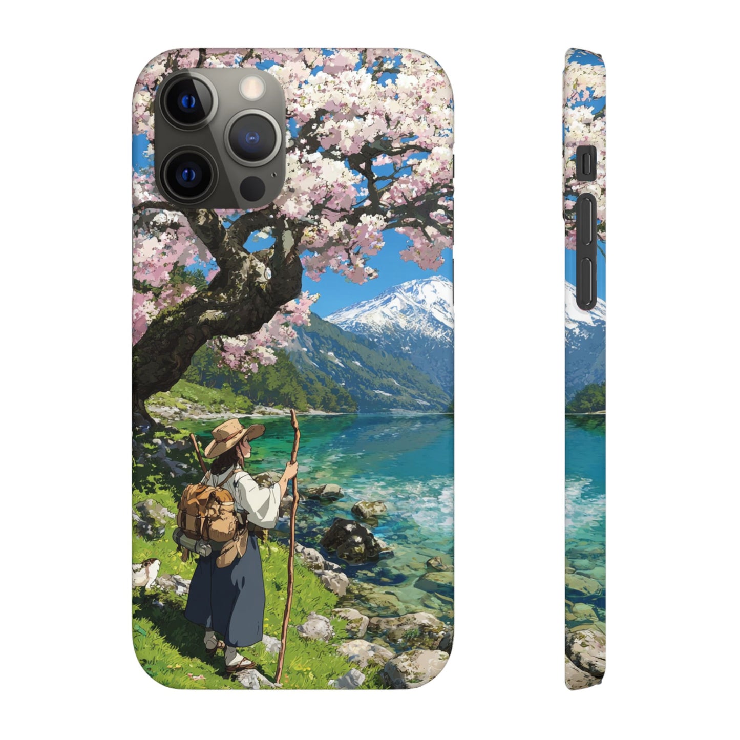 Nature-Inspired Snap Cases for Phone Protection, Floral Phone Covers, Cherry Blossom Aesthetic, Gifts for Nature Lovers, Spring Accessories