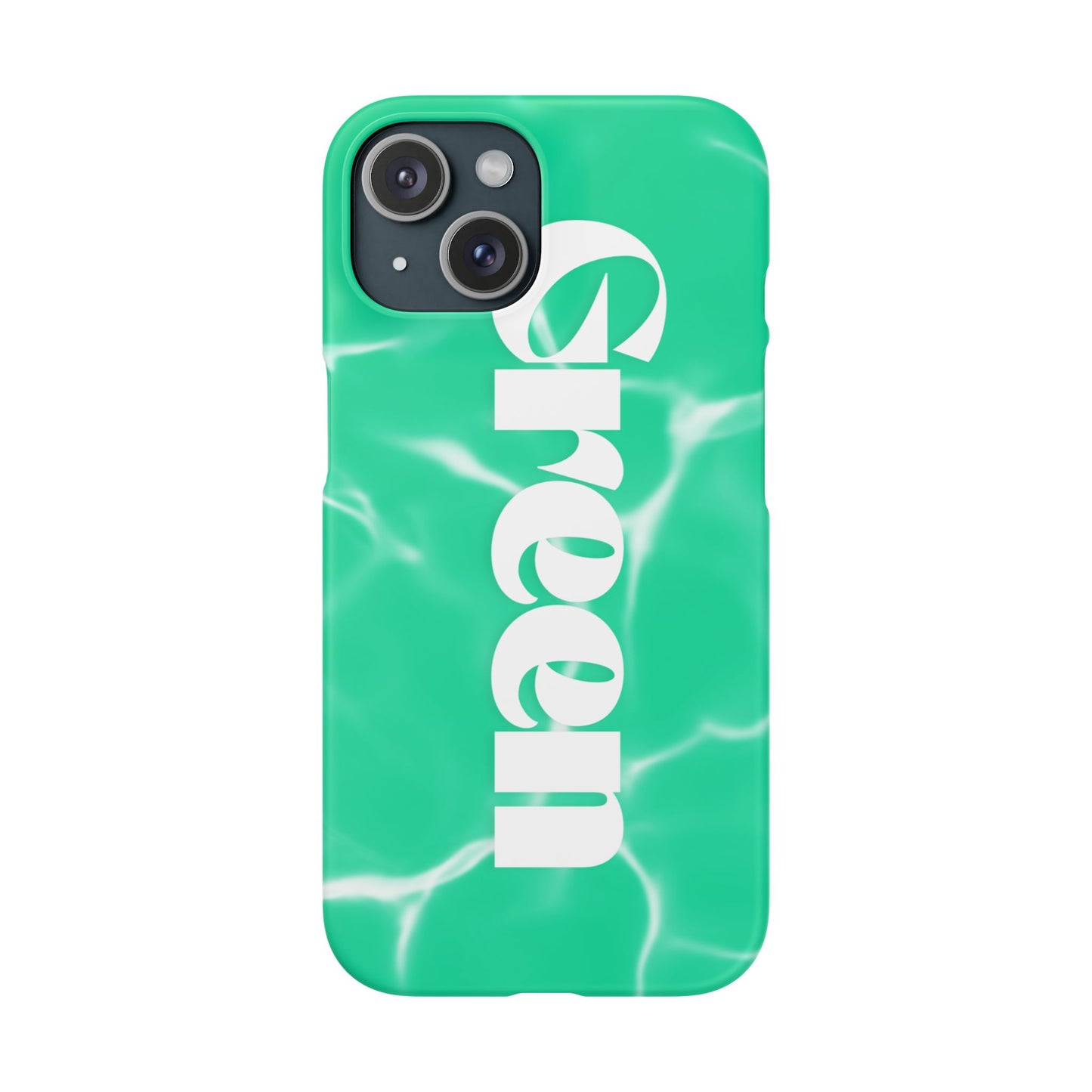Aqua Pool Vibe Snap Case, Tropical Phone Cover, Summer Accessory, Trendy Gift for Friends, Beach Lover's Essential