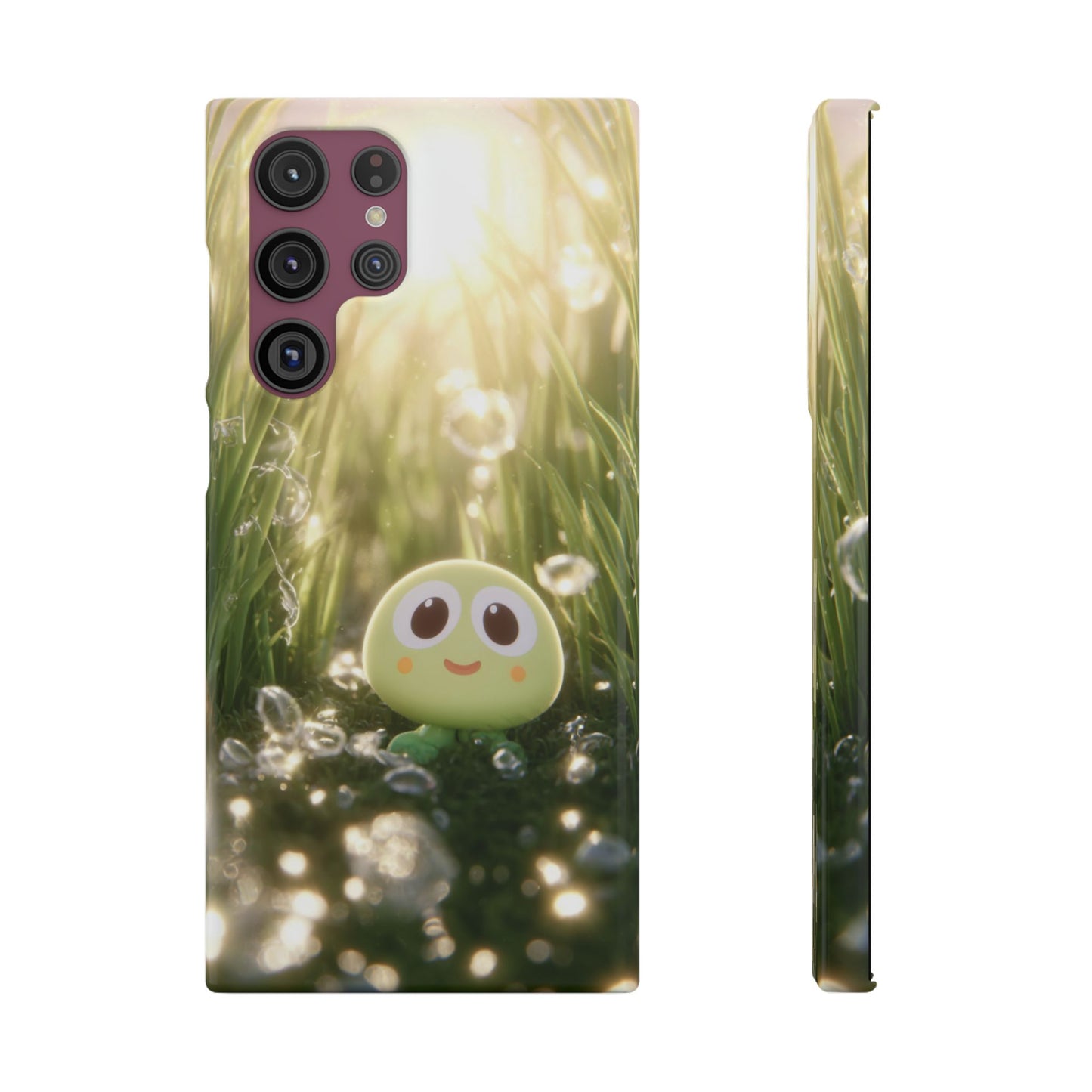 Cute Nature-Inspired Snap Case, Cartoon Phone Cover, Eco-Friendly Gift, Fun Accessory, Personalized Phone Case, Nature Lover's Gift