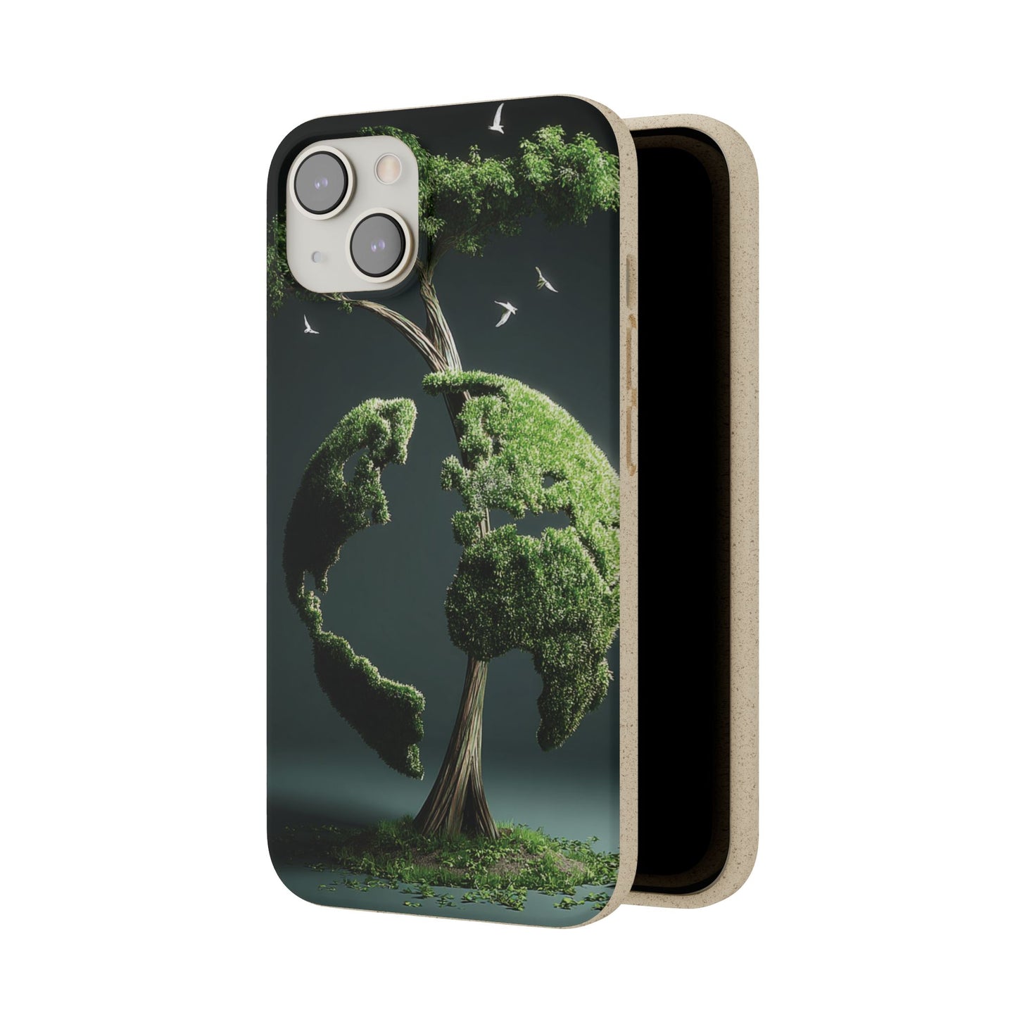 Eco-Friendly Phone Case with Nature Design, Sustainable iPhone Cover, Biodegradable Cellphone Accessories, Green Earth Gift, Earth Day [...]