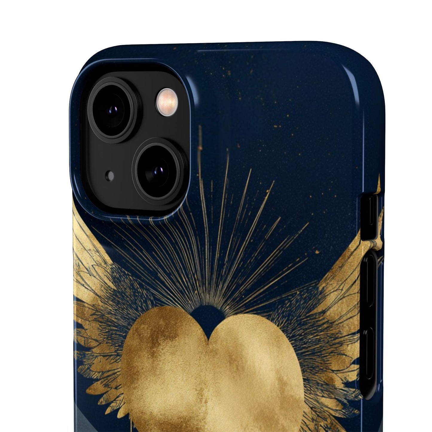 Heart Wing Snap Case, Elegant Phone Cover, Unique Gift, Artistic Accessory, Protective Case for Love and Romance