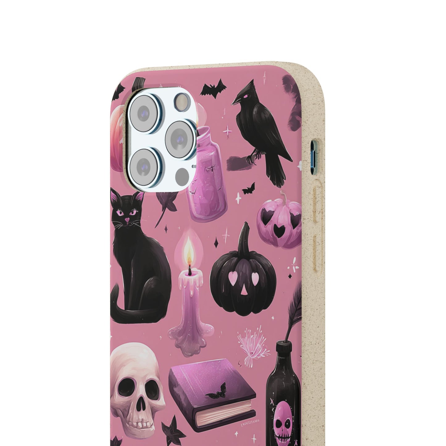 Halloween-Inspired Biodegradable Phone Case, Eco-Friendly Cell Phone Cover, Cute Goth Aesthetic Gift, Sustainable Halloween Decor, [...]