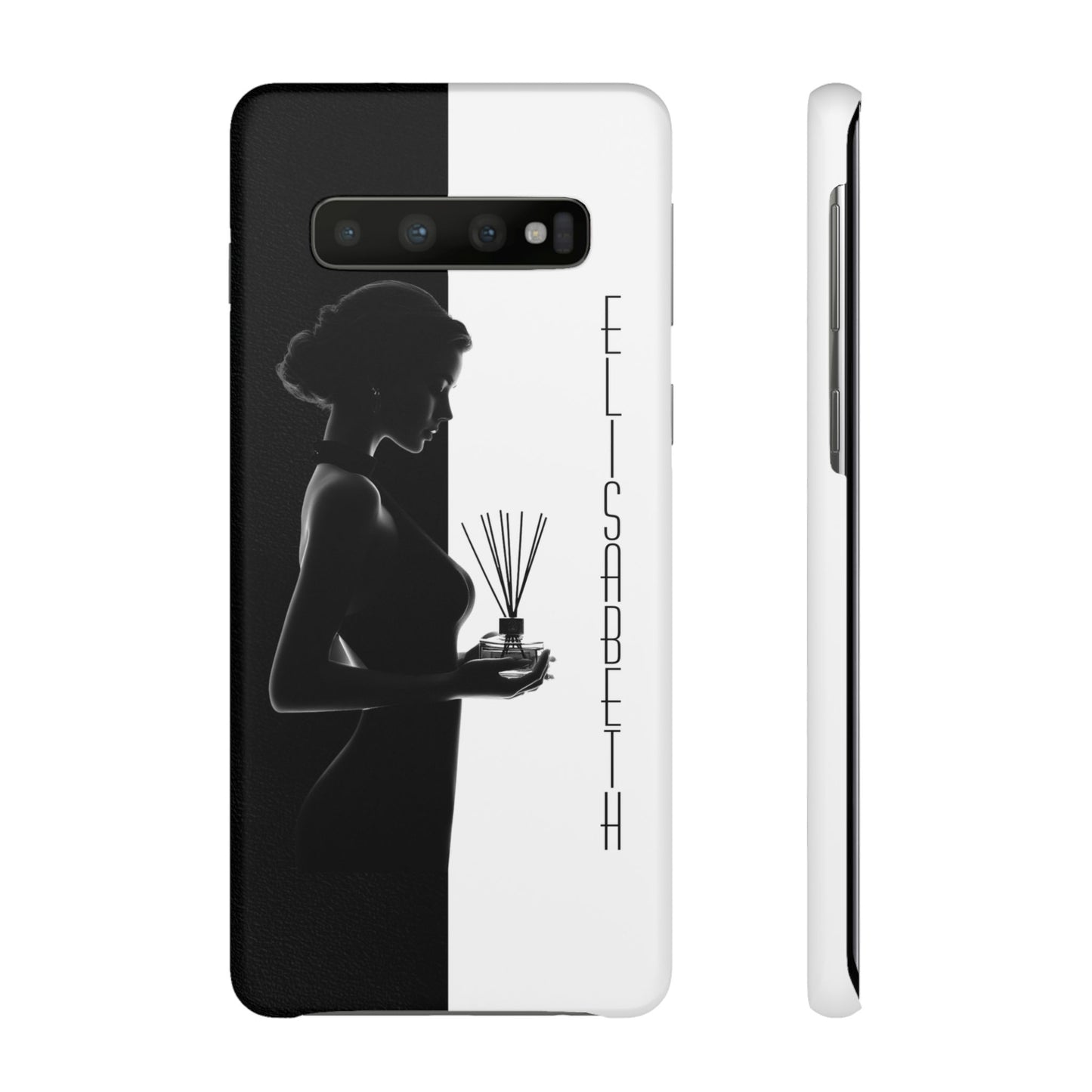 Custom Black and White Snap Case for Women Phone Cover for iPhone and Samsung