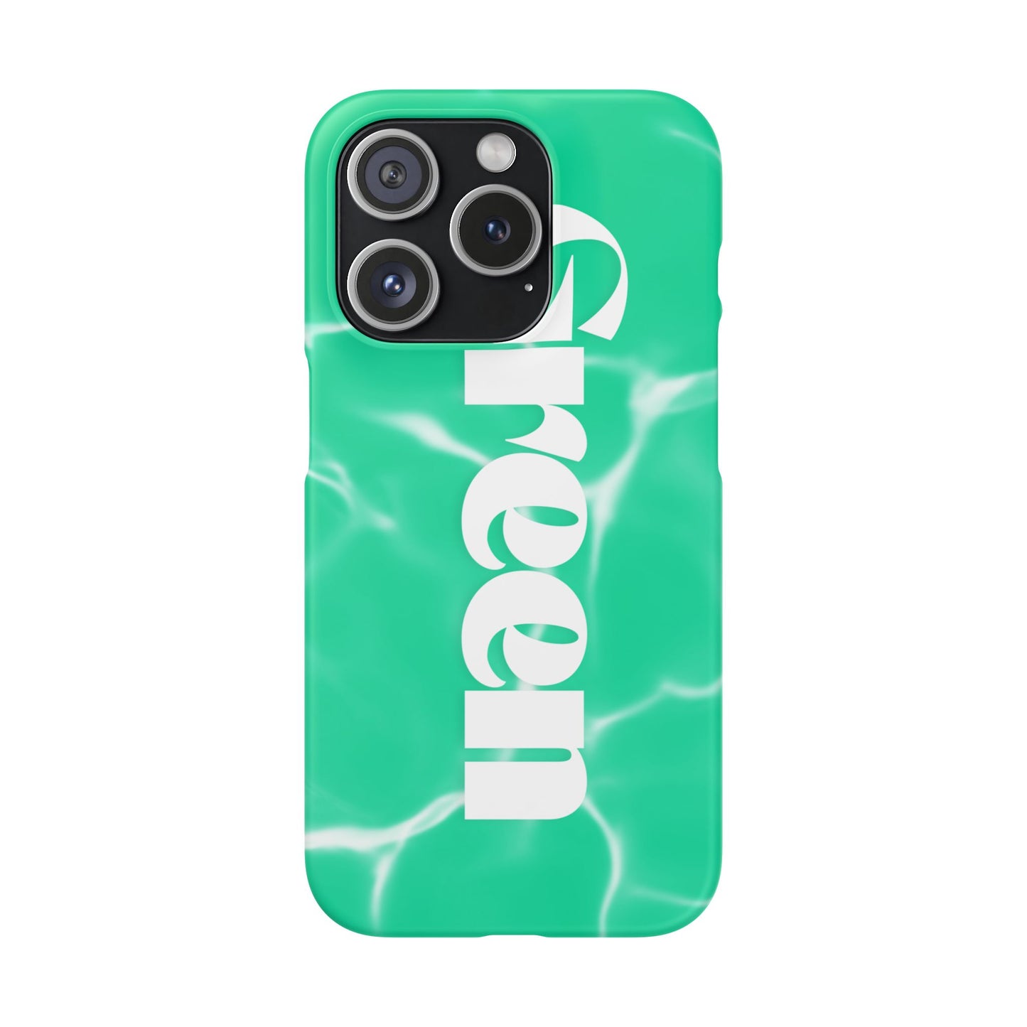Aqua Pool Vibe Snap Case, Tropical Phone Cover, Summer Accessory, Trendy Gift for Friends, Beach Lover's Essential