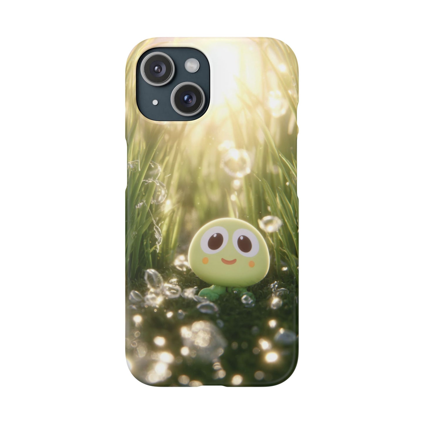 Cute Nature-Inspired Snap Case, Cartoon Phone Cover, Eco-Friendly Gift, Fun Accessory, Personalized Phone Case, Nature Lover's Gift