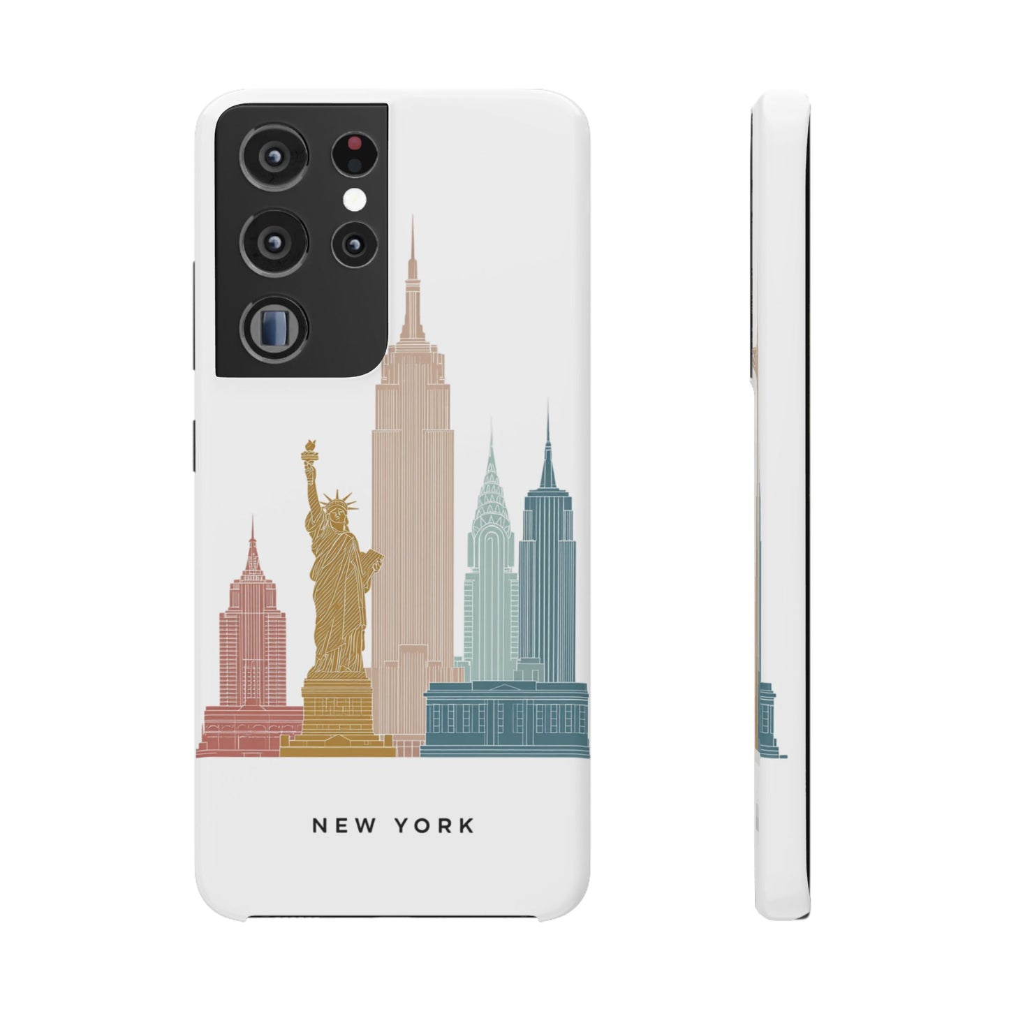 Stylish New York Snap Case, Urban Phone Cover, Cityscape Phone Case, Gift for Travelers, Trendy Protective Case