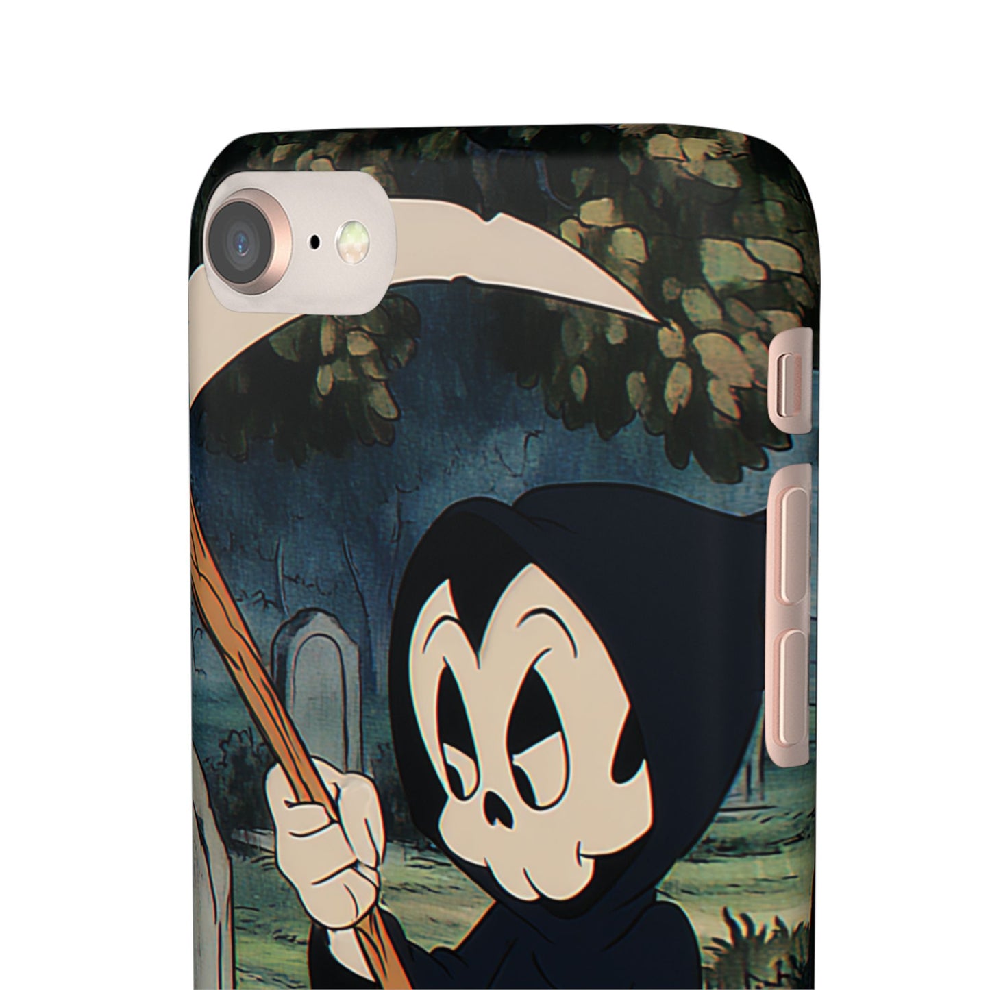 Grim Reaper Snap Case, Halloween Phone Case, Cute Death Phone Cover, Spooky Accessories, Unique Phone Protector