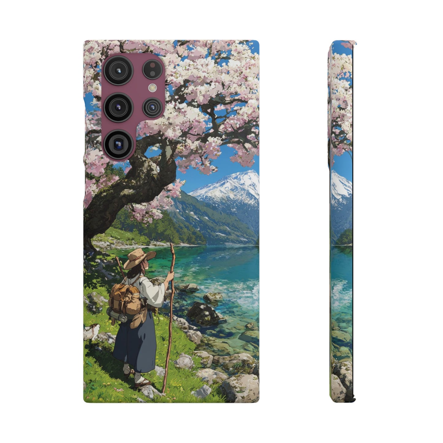 Nature-Inspired Snap Cases for Phone Protection, Floral Phone Covers, Cherry Blossom Aesthetic, Gifts for Nature Lovers, Spring Accessories