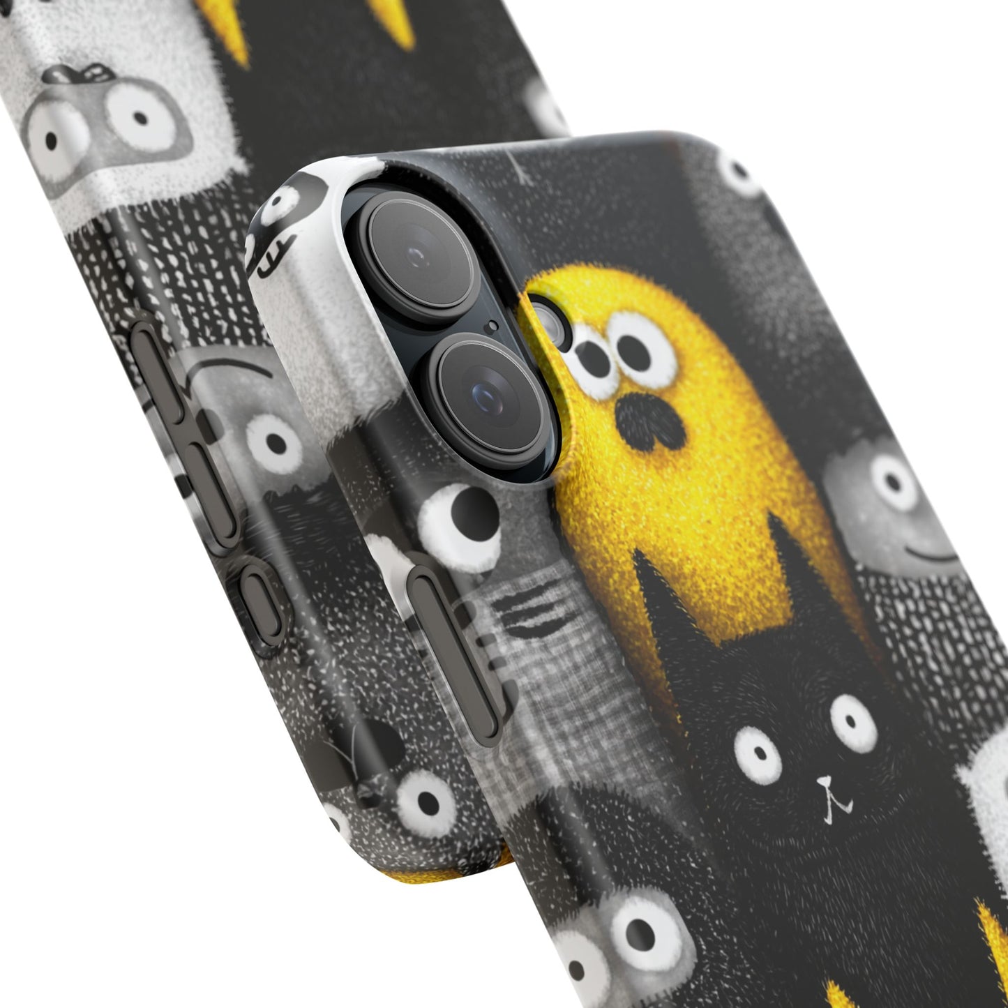 Colorful Character Snap Cases, Cute Phone Cover, Unique Gift for Kids, Fun Accessory, Perfect for Birthdays, Holidays