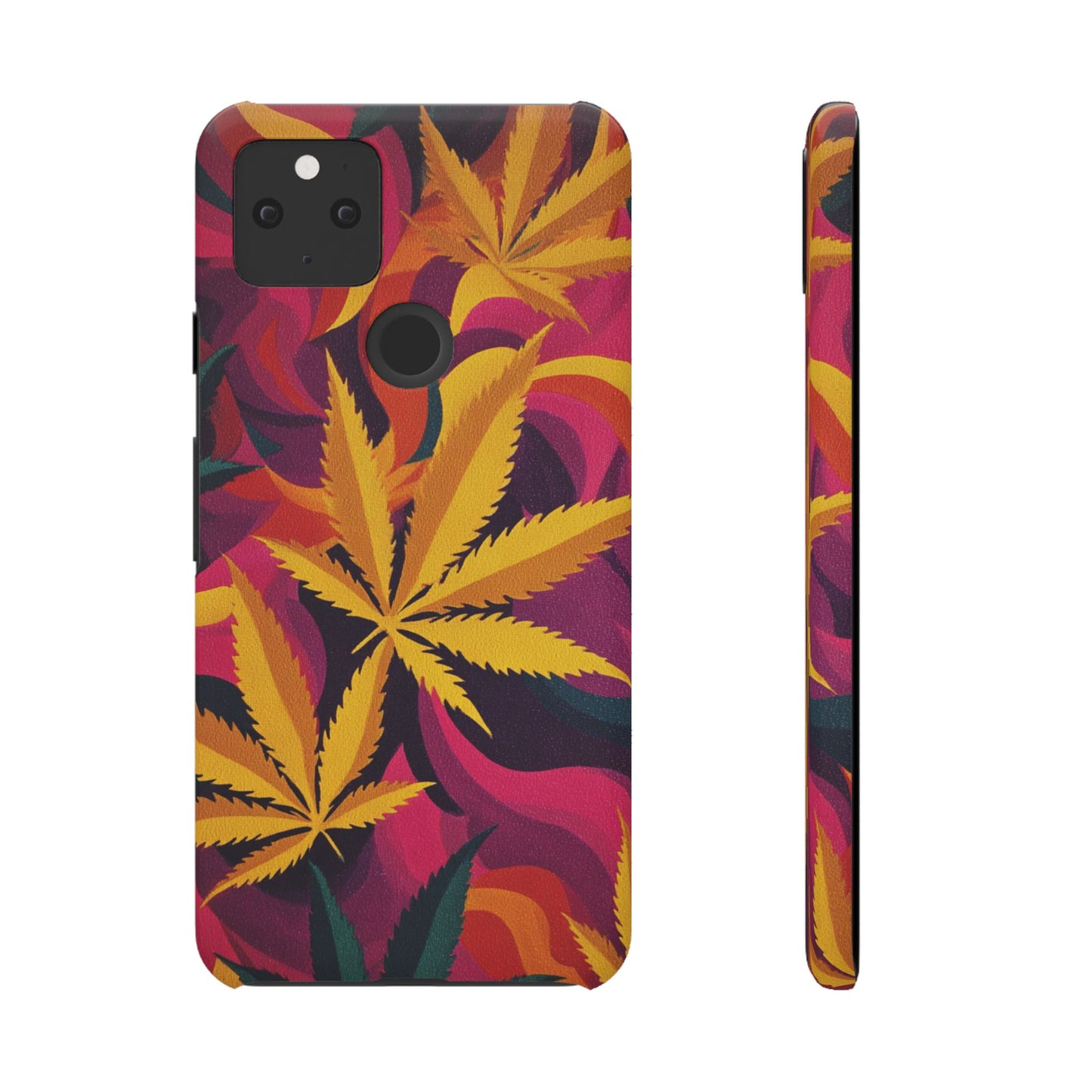 Autumn Vibe Cannabis Snap Case for IPhones and Samsungs Custom