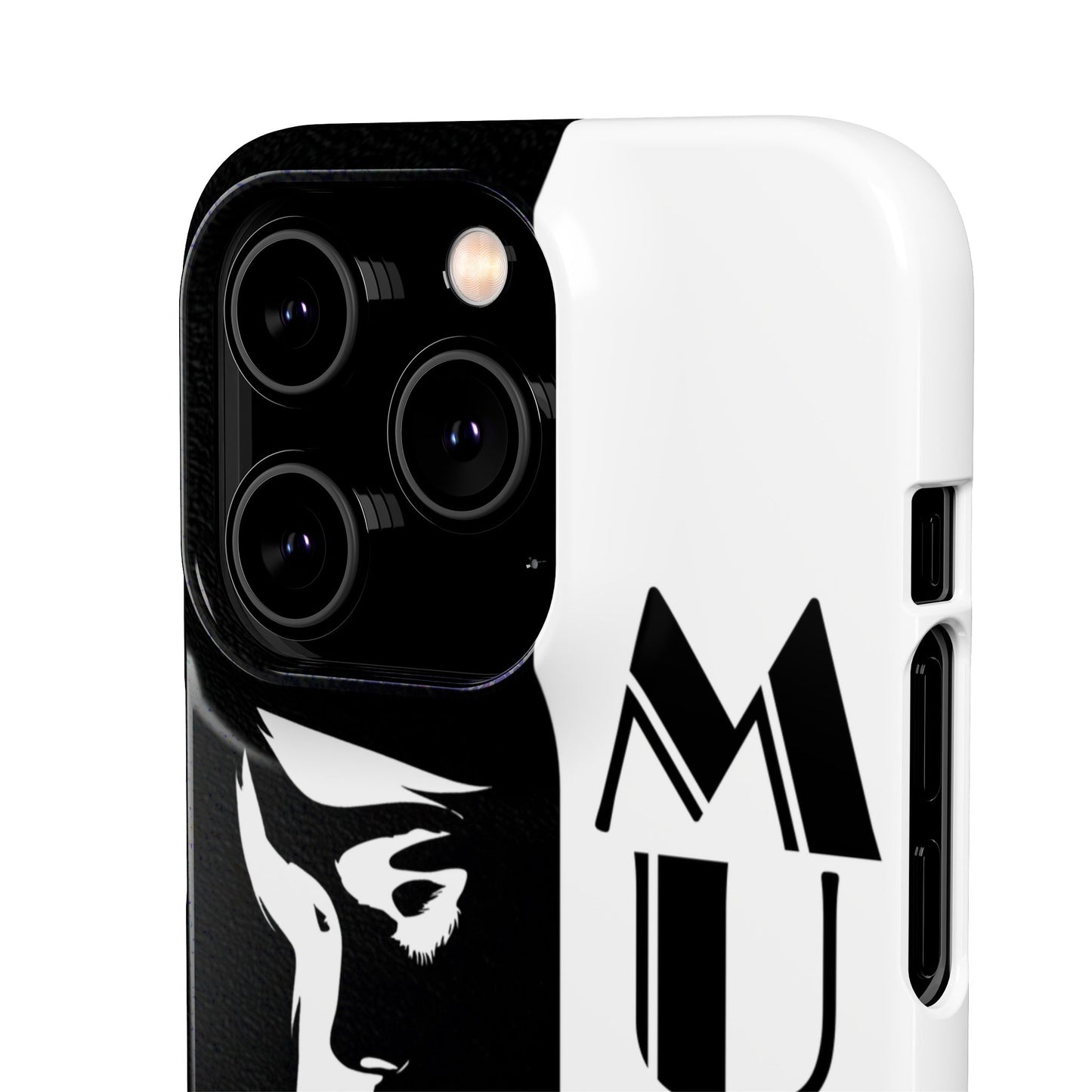 Black And White Bold Muse Snap Case Cover for iPhone and Samsung
