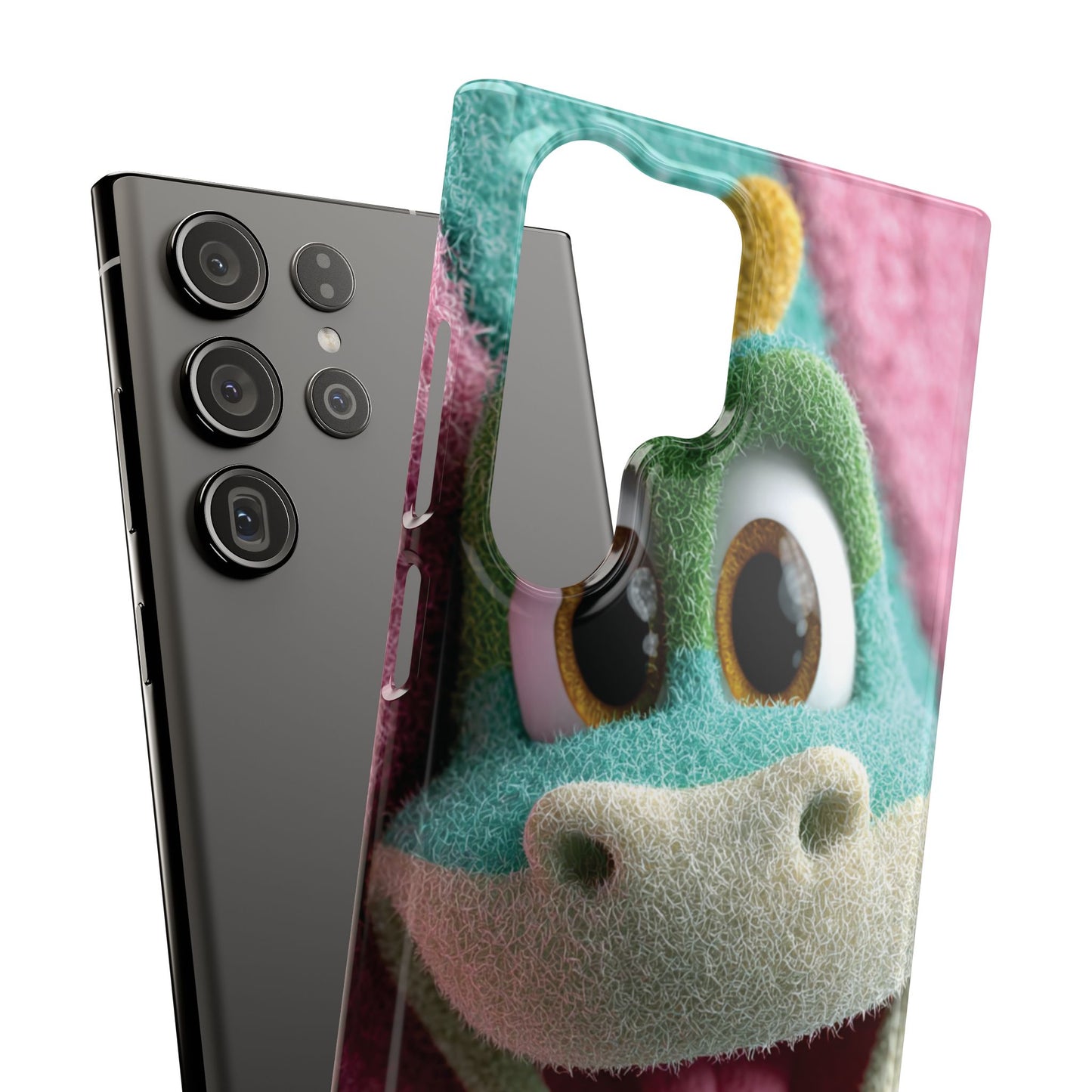 Fun Dino Snap Case for Kids | Cute Phone Cover | Colorful Mobile Accessory | Birthday Gift | Child's Tech Style
