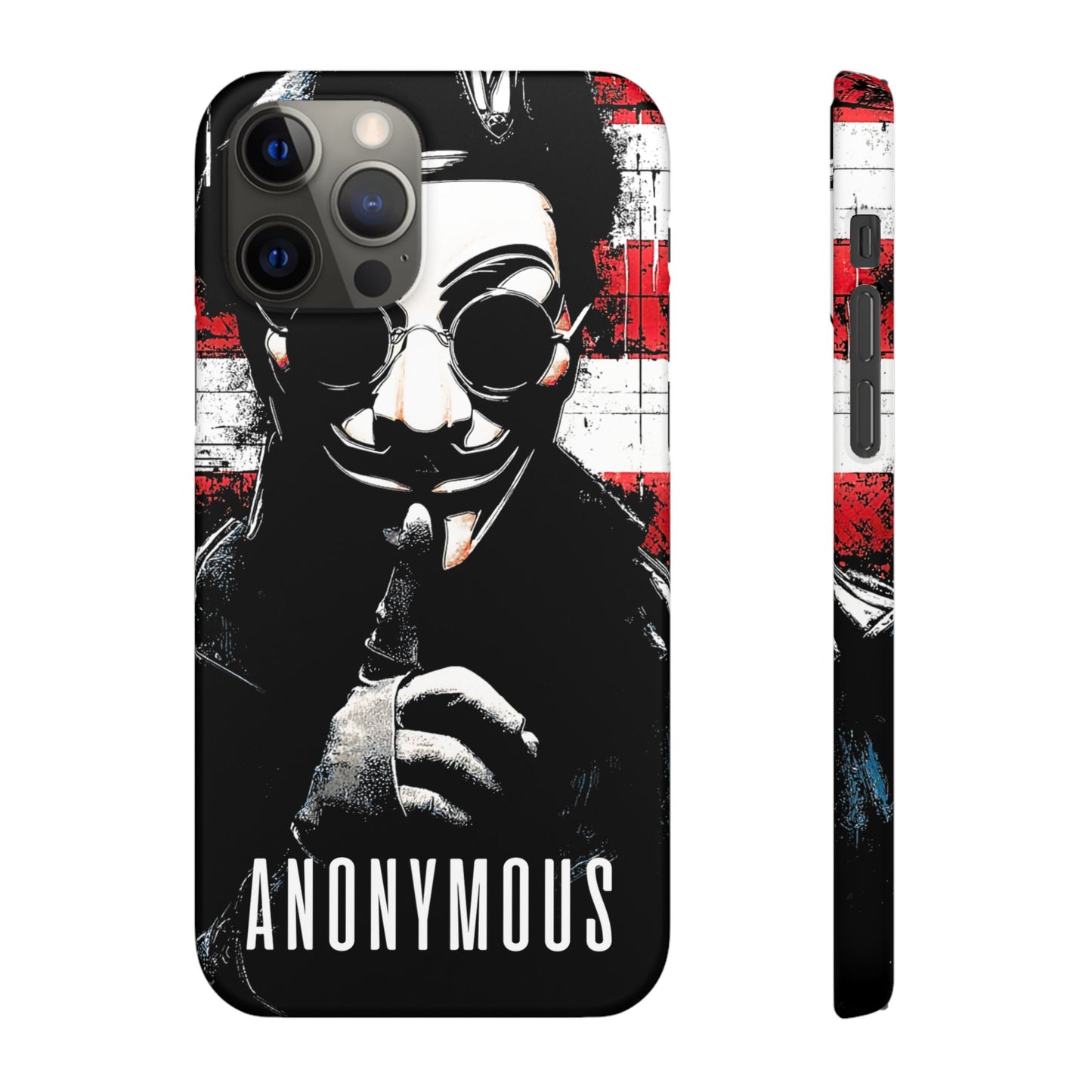 Anonimous & Guy Fawkes Art Snap Case and Protective Phone Cover For iPhone and Samsung