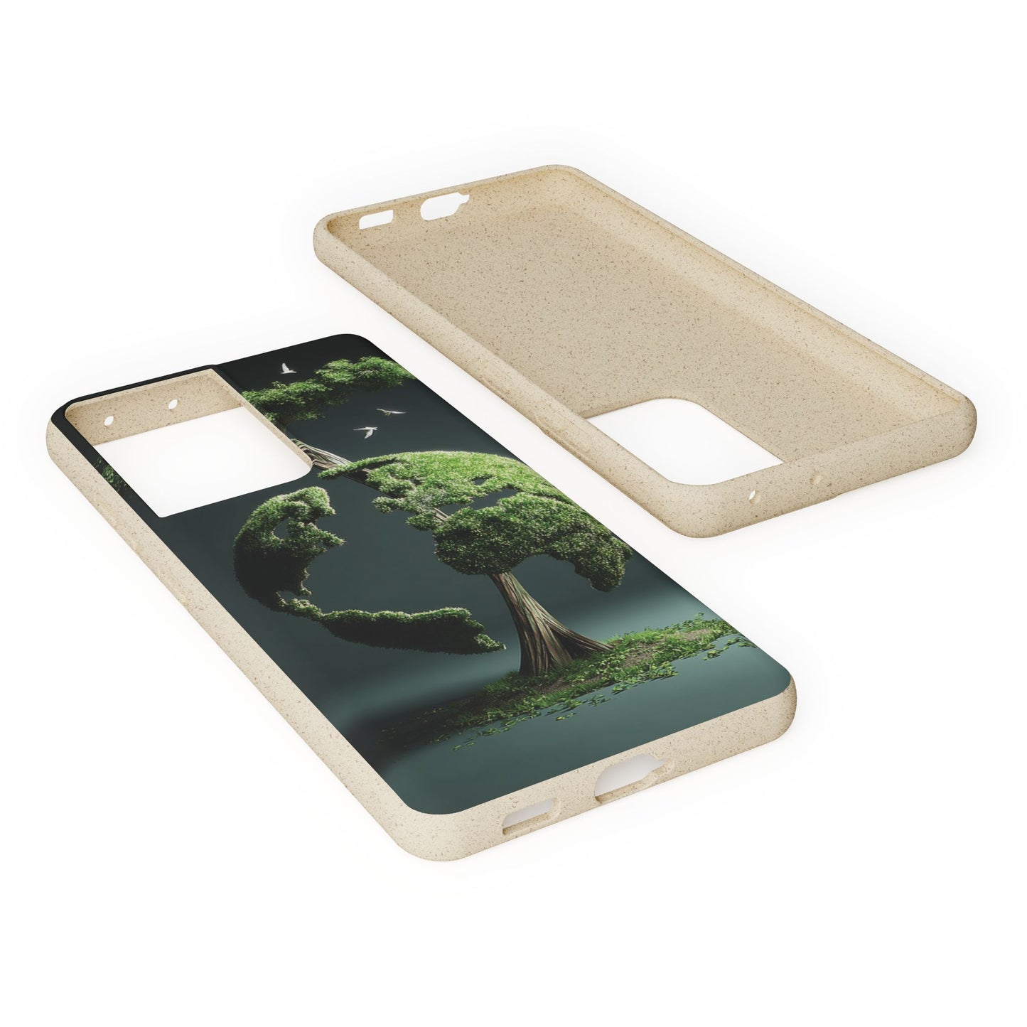 Eco-Friendly Phone Case with Nature Design, Sustainable iPhone Cover, Biodegradable Cellphone Accessories, Green Earth Gift, Earth Day [...]