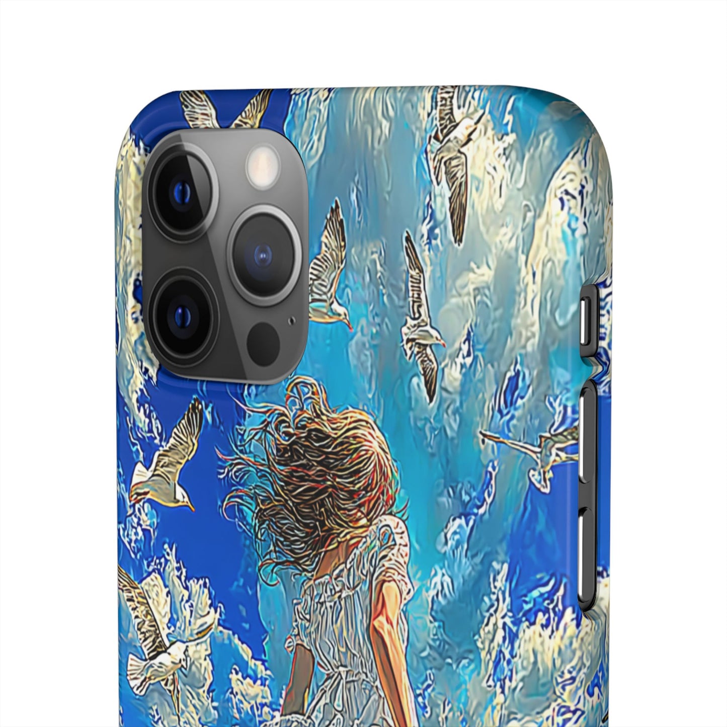 Dreamy Seaside Snap Case, Ocean Waves Phone Cover, Summer Vibe Gift, Cute Aesthetic Accessory, Beach Lover Case