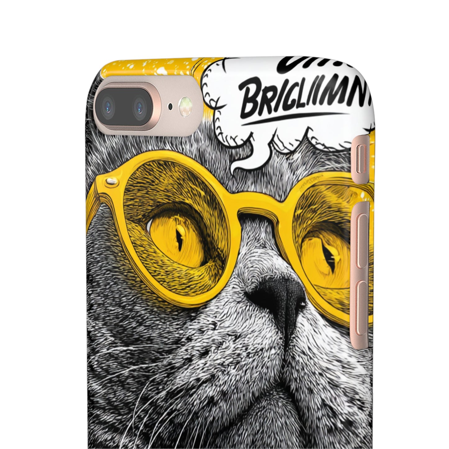 Playful Cat Snap Case - Quirky Phone Cover for Cat Lovers, Gift for Pet Enthusiasts, Funny Accessory for Any Occasion