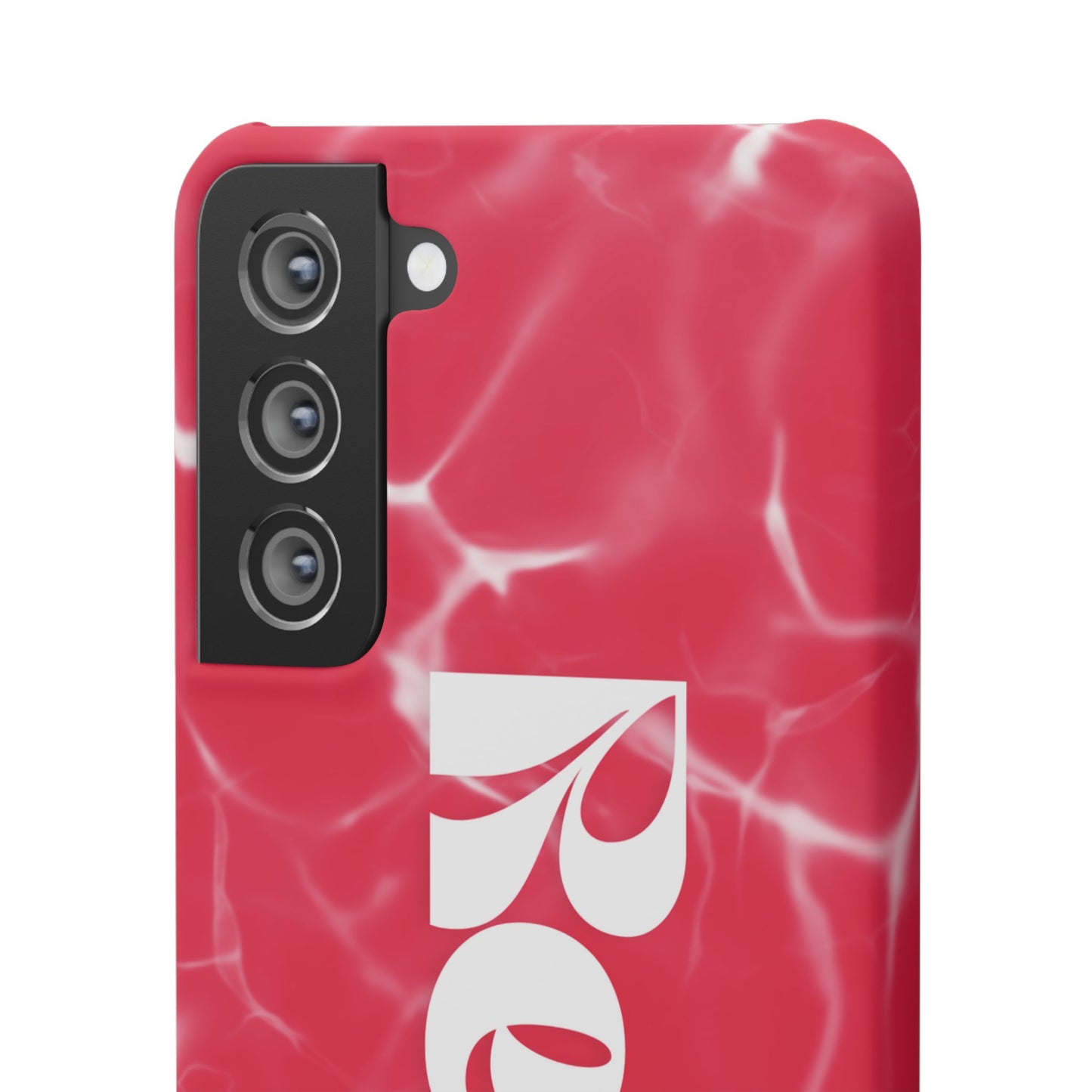 Vibrant Red Snap Case for iPhone, Trendy Phone Cover, Gift for Her, Summer Accessory, Stylish Tech Protection