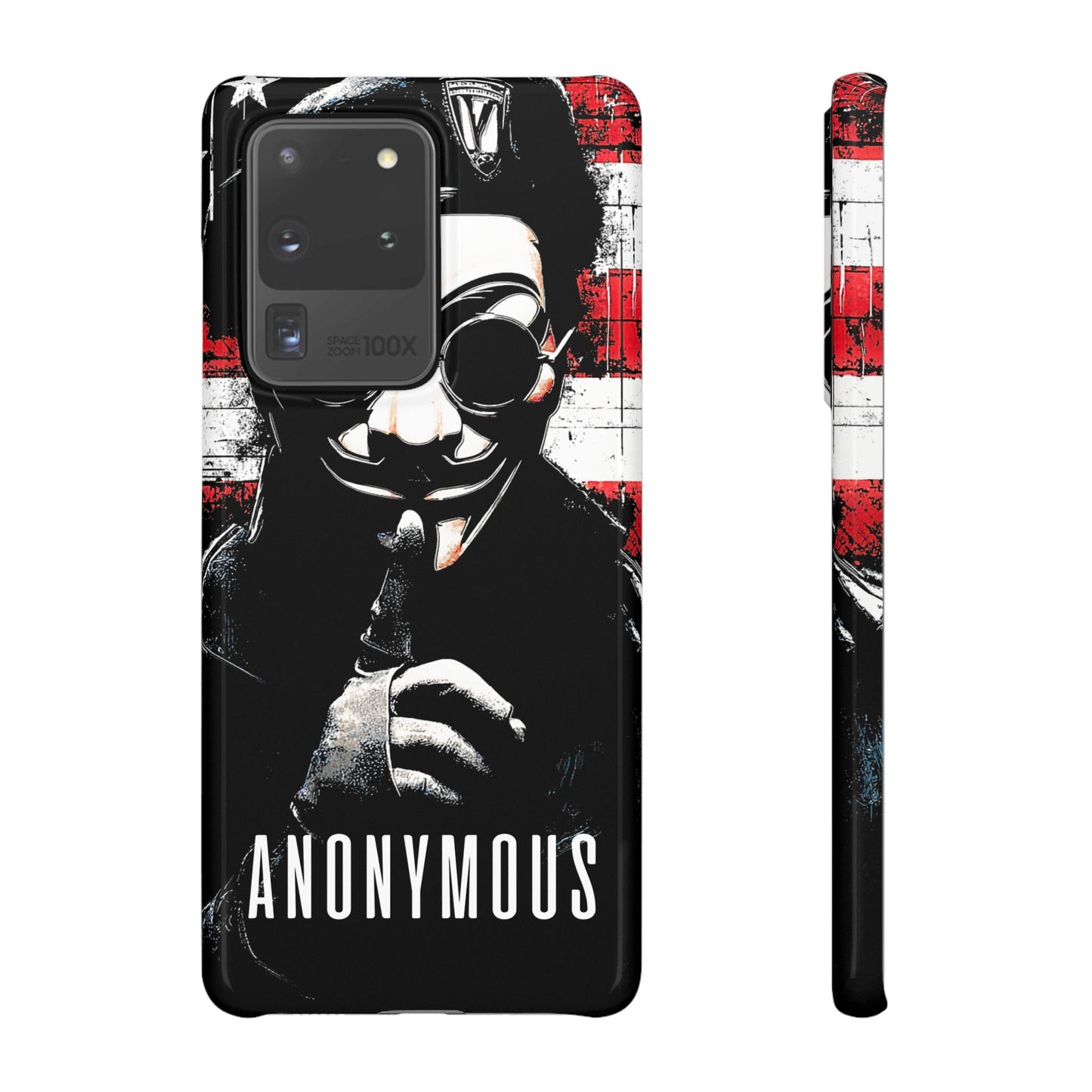 Anonimous & Guy Fawkes Art Snap Case and Protective Phone Cover For iPhone and Samsung