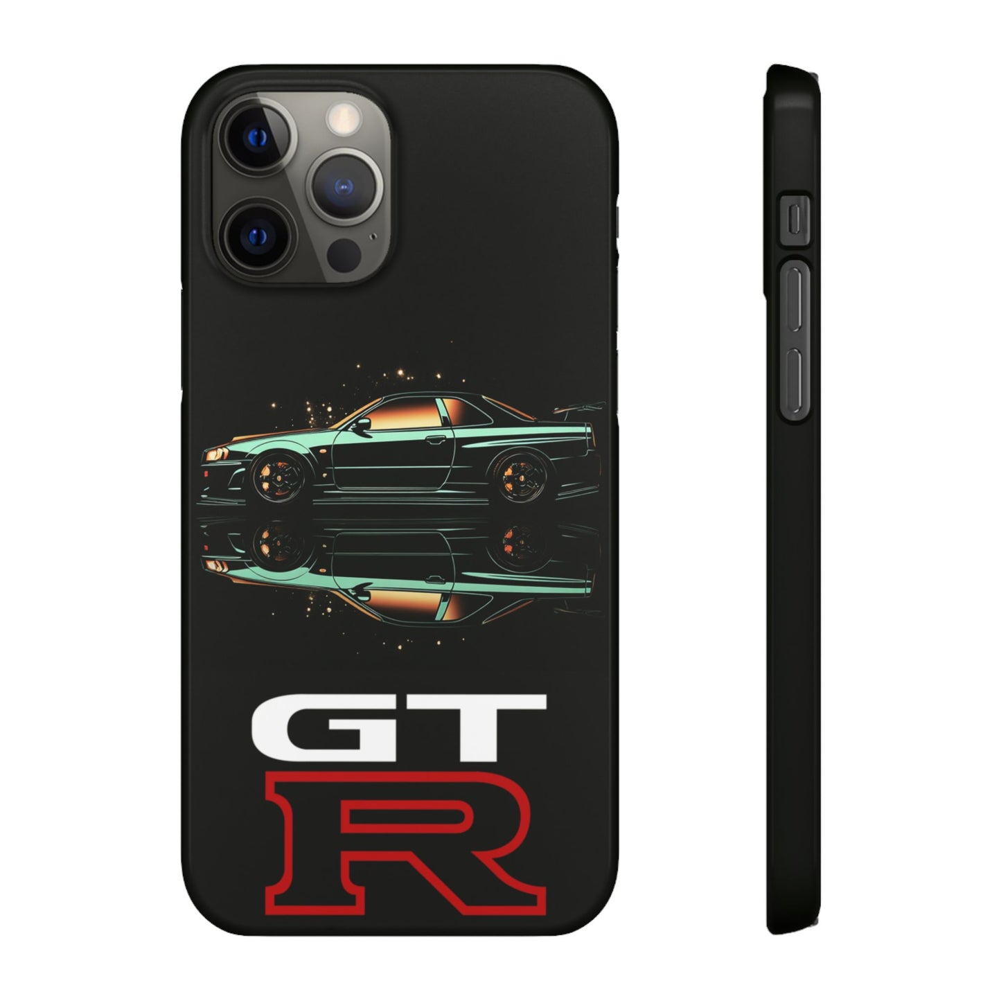 Green Skyleine R34 GTR Art Snap Case and Protective Phone Cover For iPhone and Samsung