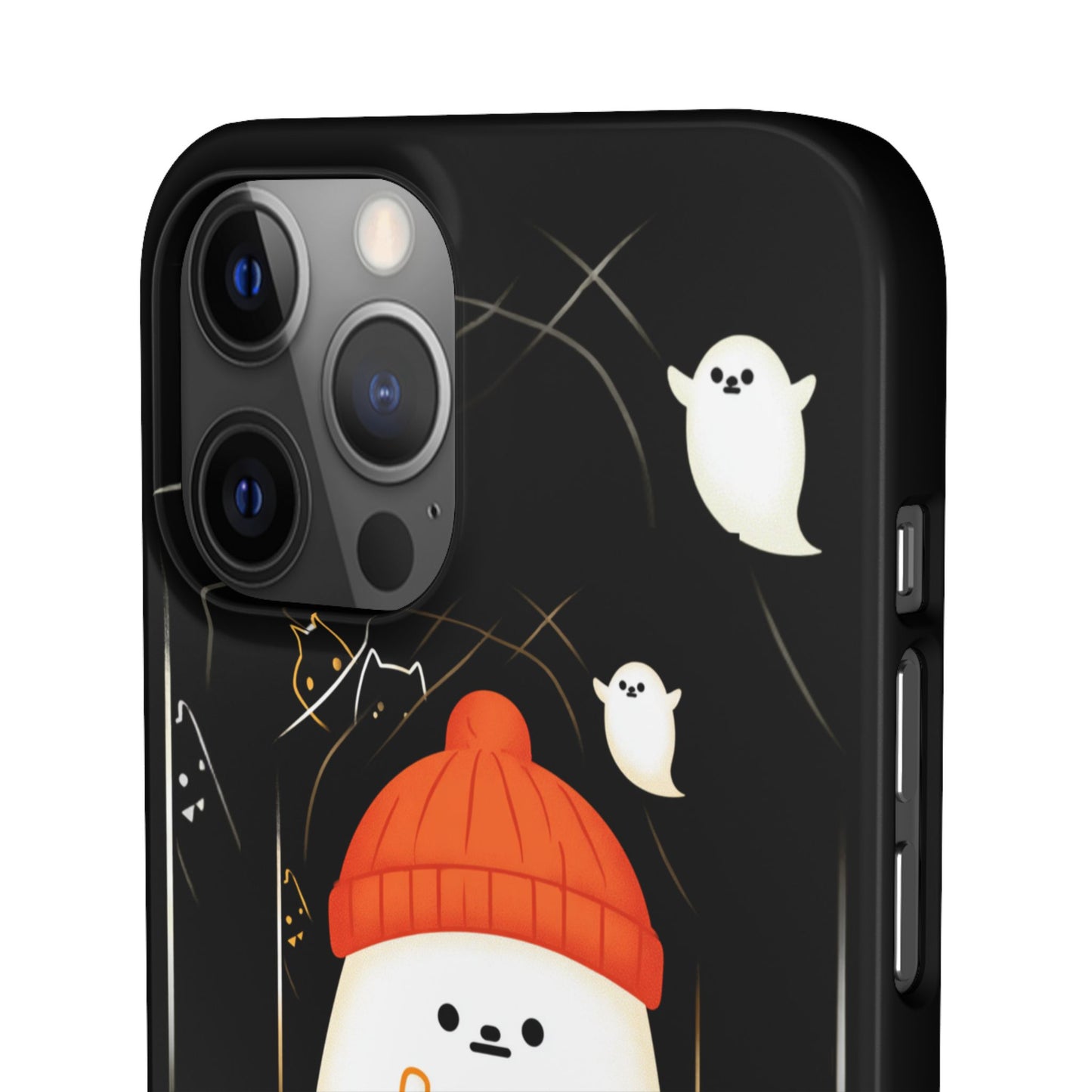 Spook You Halloween Ghost Snap Case Kawaii Protective Phone Cover for iPhone and Samsung
