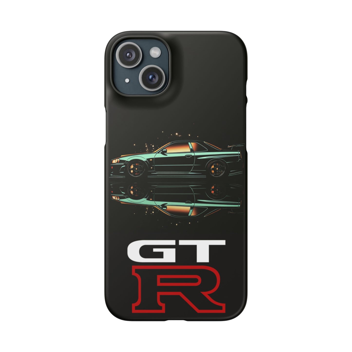 Green Skyleine R34 GTR Art Snap Case and Protective Phone Cover For iPhone and Samsung