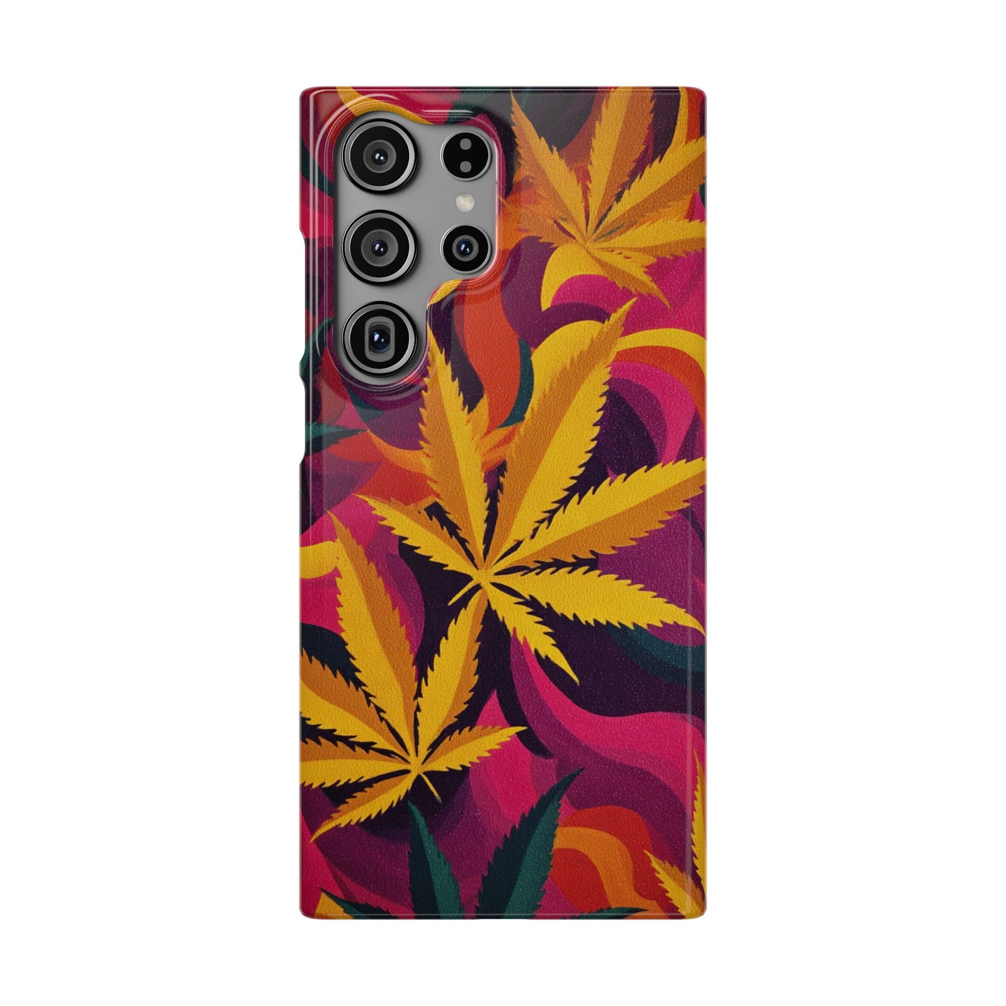 Autumn Vibe Cannabis Snap Case for IPhones and Samsungs Custom