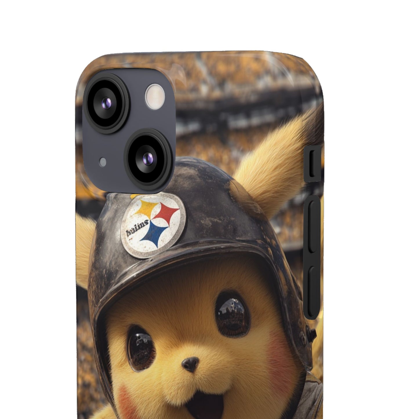 Fun Character Sports Snap Case, Phone Case, Fun Tech Accessory, Cute Gift for Gamers, Football Lovers, Kids.