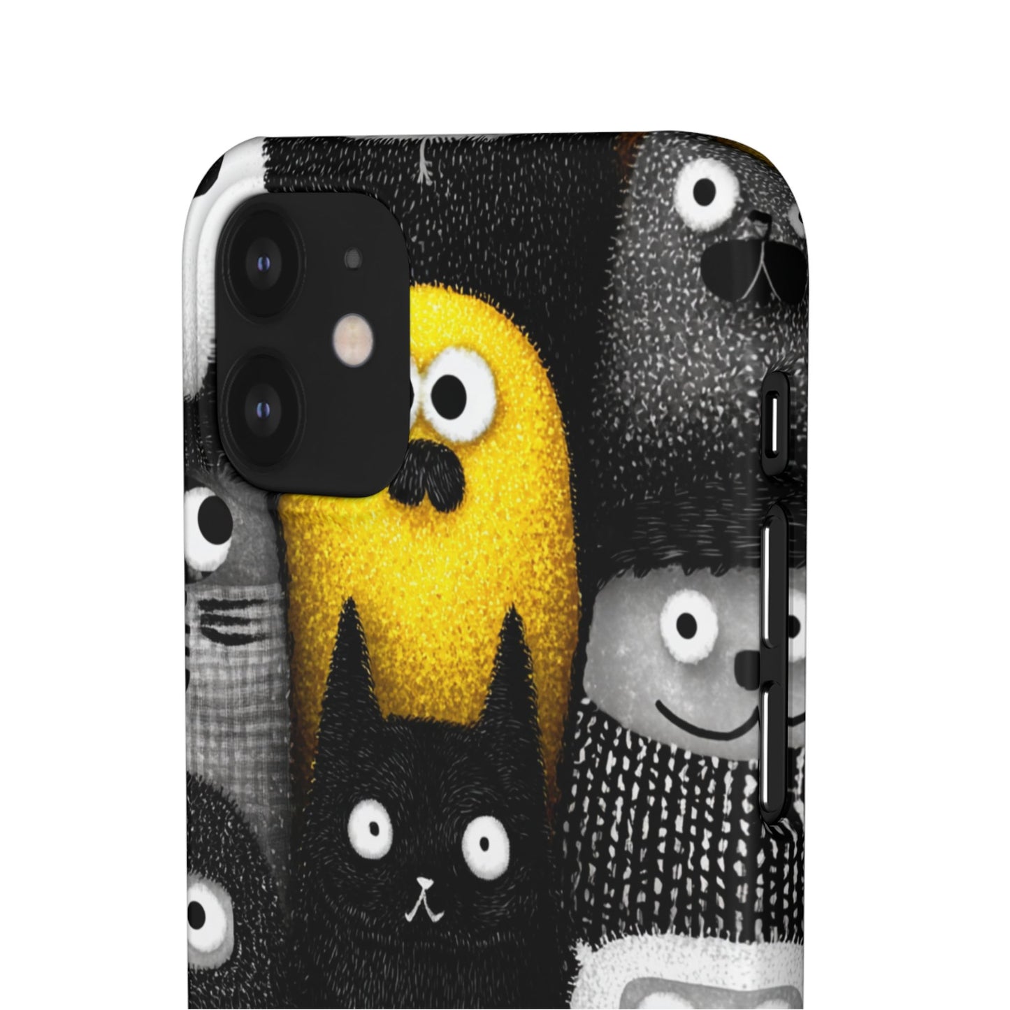 Colorful Character Snap Cases, Cute Phone Cover, Unique Gift for Kids, Fun Accessory, Perfect for Birthdays, Holidays