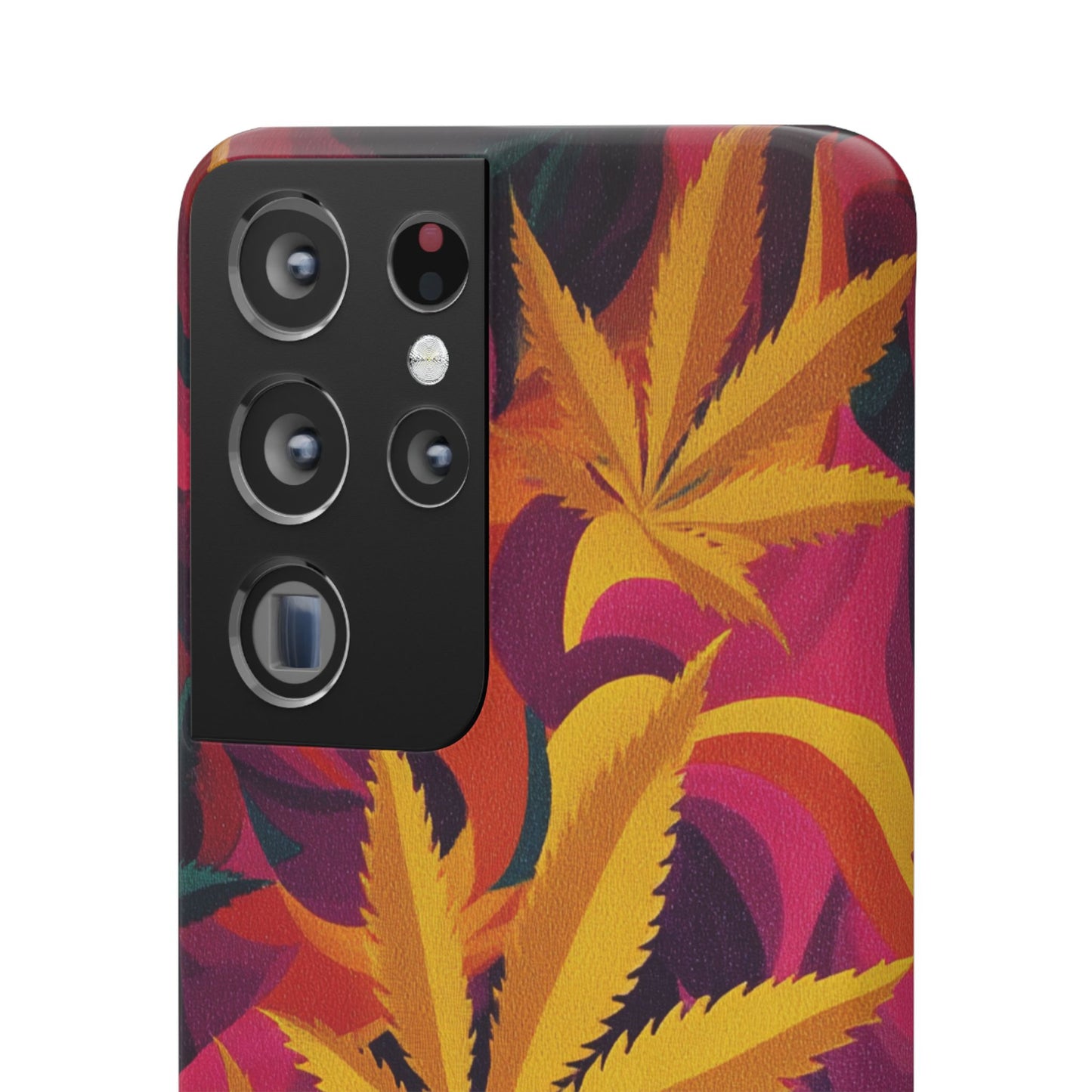 Autumn Vibe Cannabis Snap Case for IPhones and Samsungs Custom