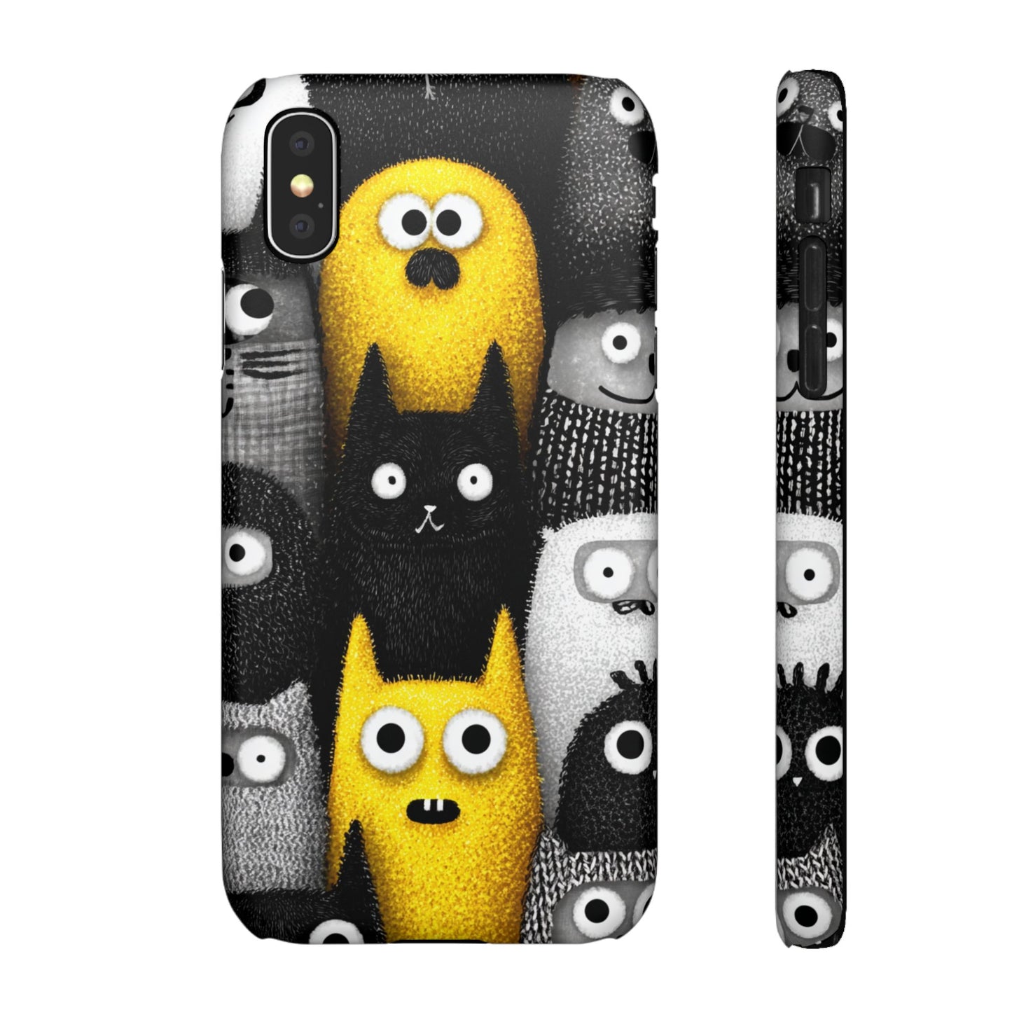 Colorful Character Snap Cases, Cute Phone Cover, Unique Gift for Kids, Fun Accessory, Perfect for Birthdays, Holidays