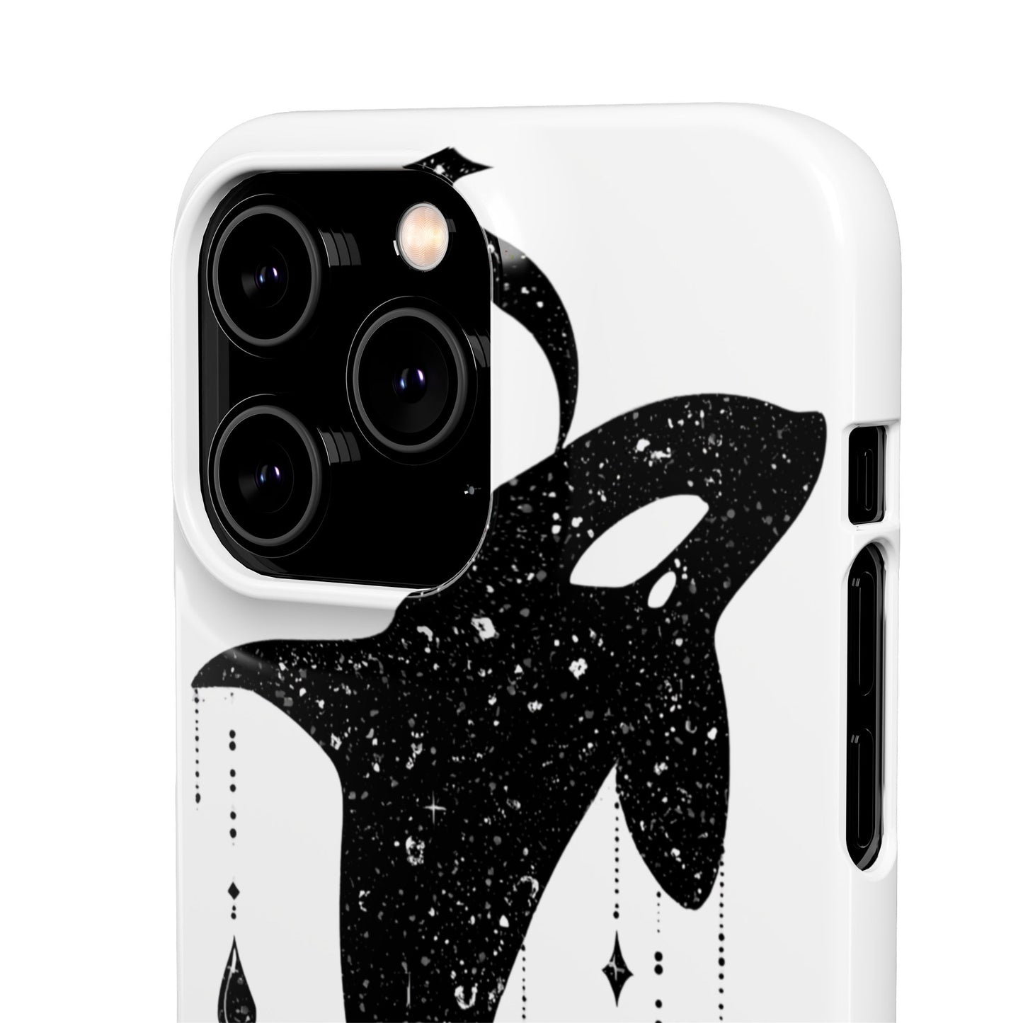 Celestial Orca Snap Case | Phone Cover, Whale Lover Gift, Cosmic Decor, Unique Art, Ocean Vibe